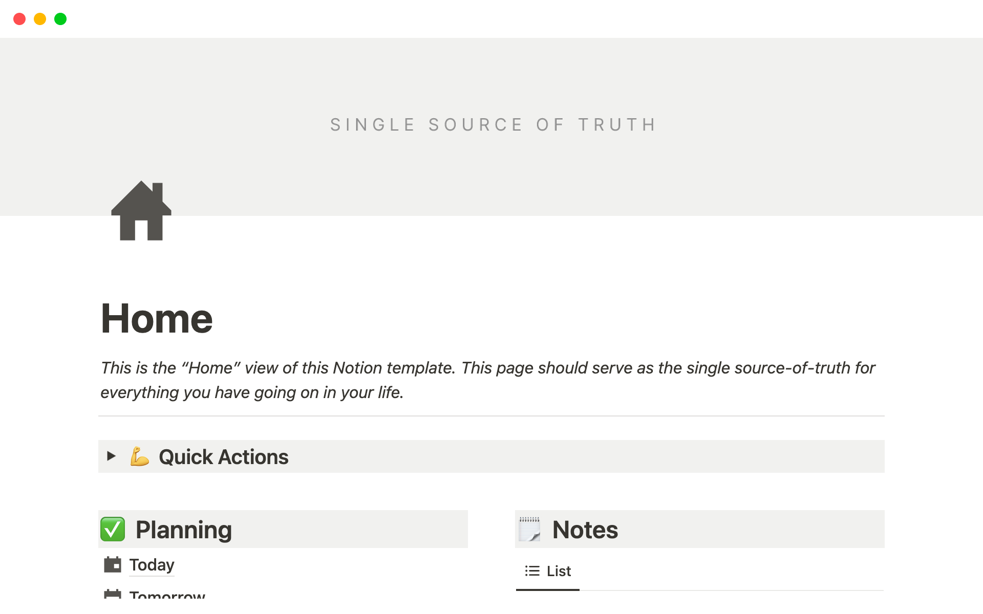 Single Source-of-Truth should be your one-stop to stay organized, integrate plugins, connect Google calendar, and much more. No more scouring different sites for all of the things...