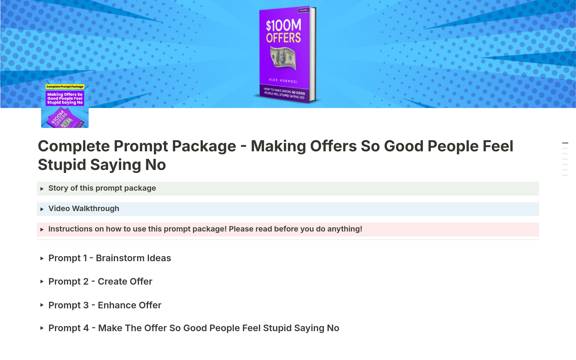 Premium prompt to generate offers so good and irresistible, people feel stupid if they say no!
