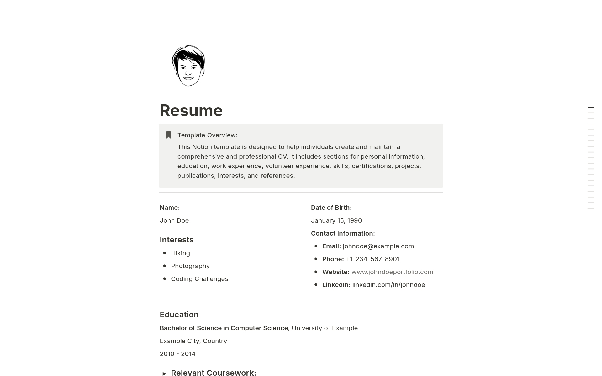 Get noticed and land your dream job with our Resume Template. Create a polished and professional resume that showcases your strengths. Ready to make your next career move? 