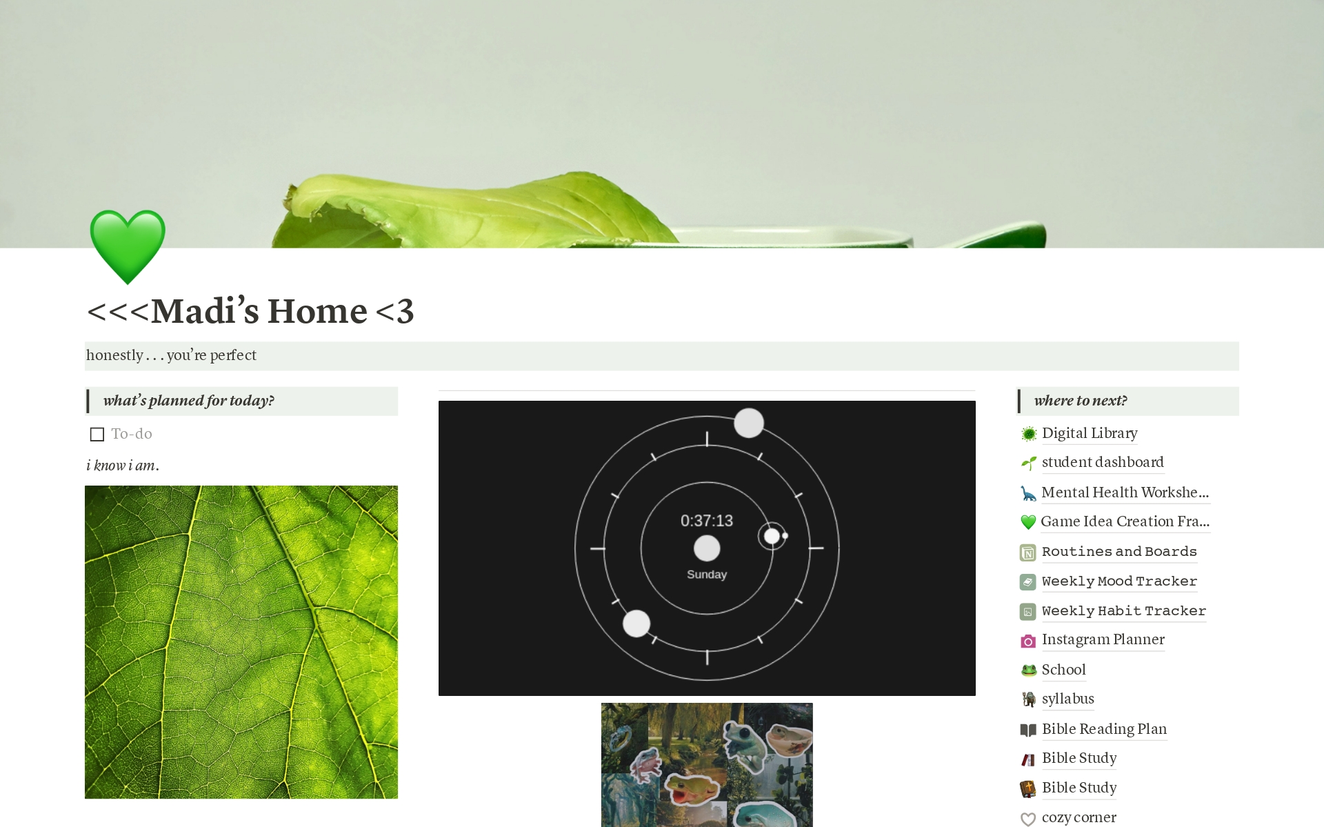 Vista previa de una plantilla para Ultimate Home Page