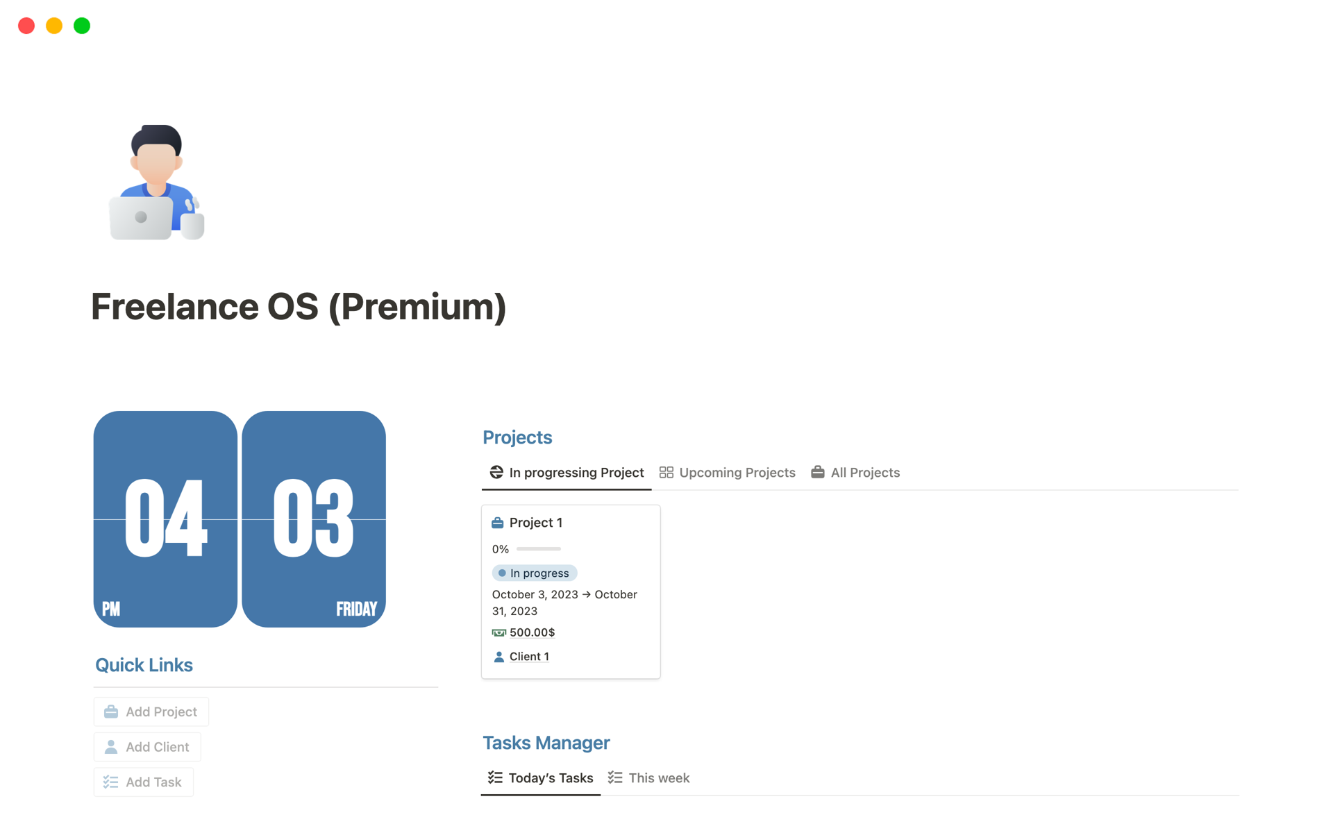 Freelance OS (Premium)


