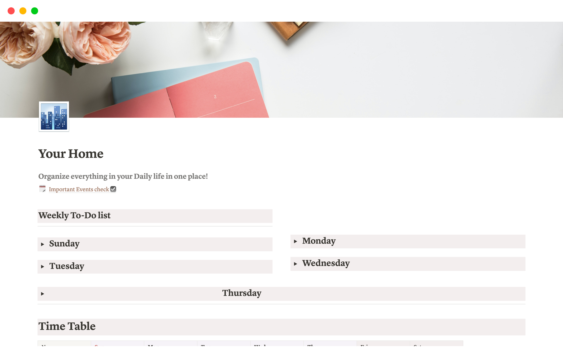 Vista previa de una plantilla para A very neutral and simple home page for you!