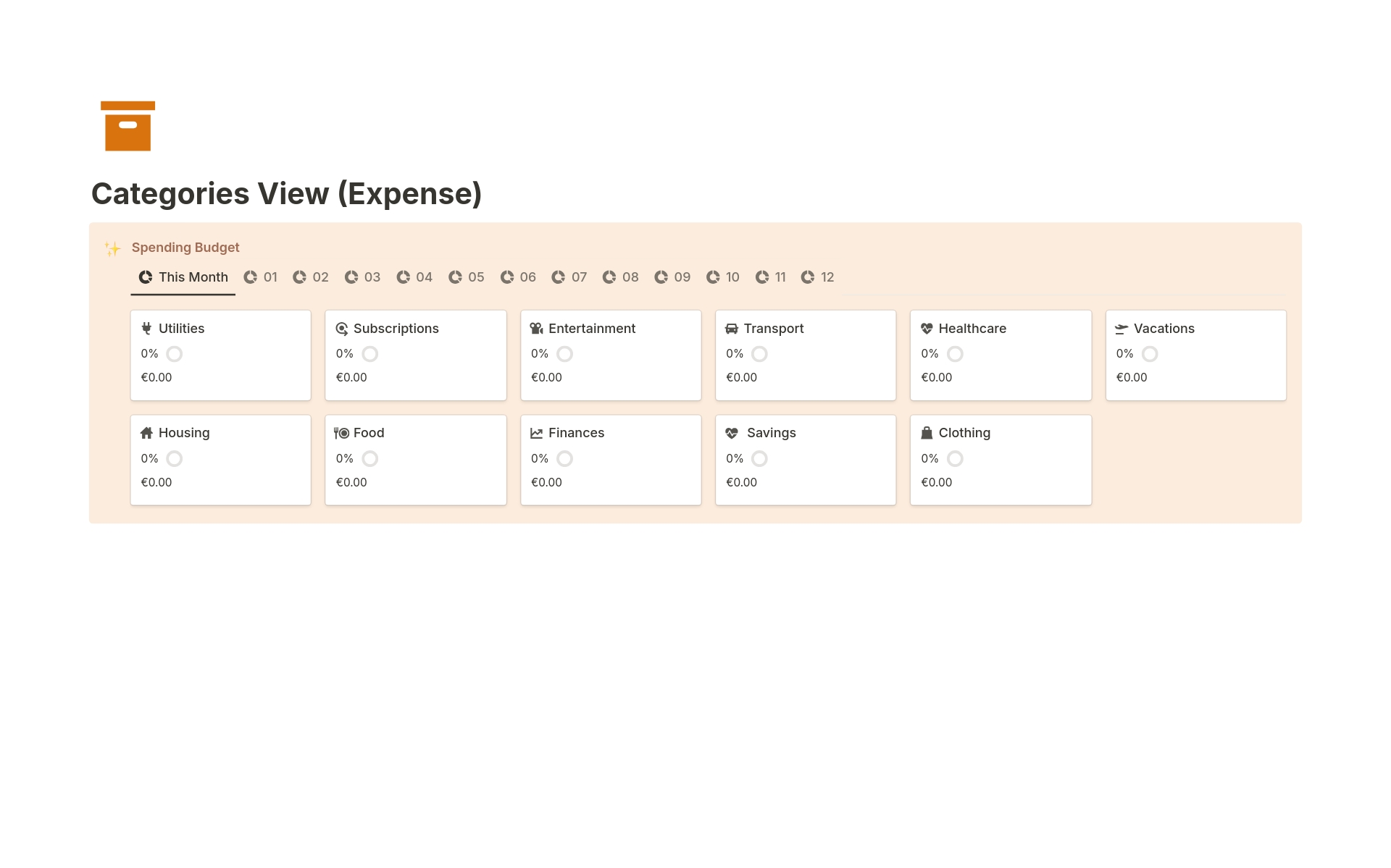 This template can help you track your expenses and income. 