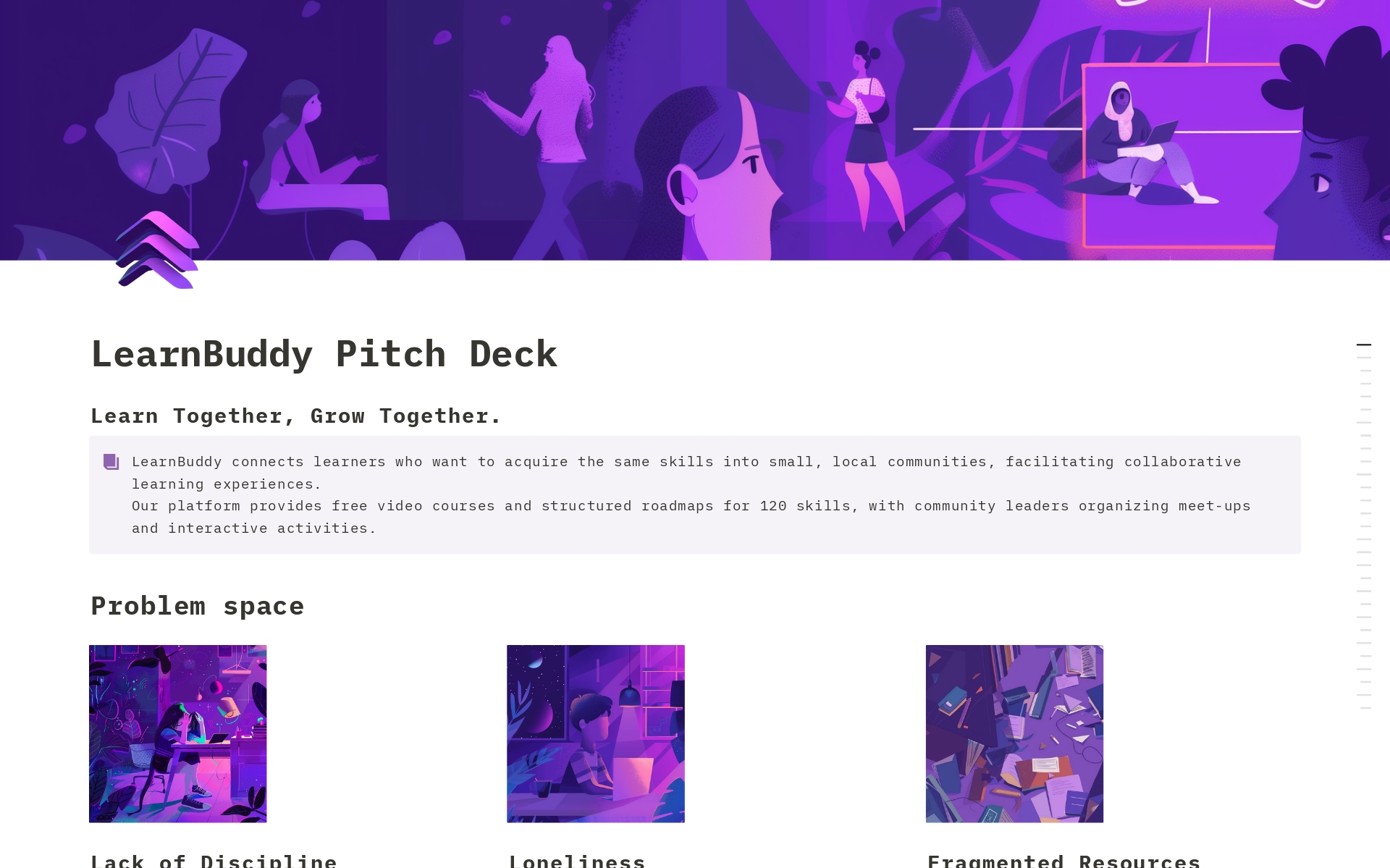 A template preview for Pitch Deck
