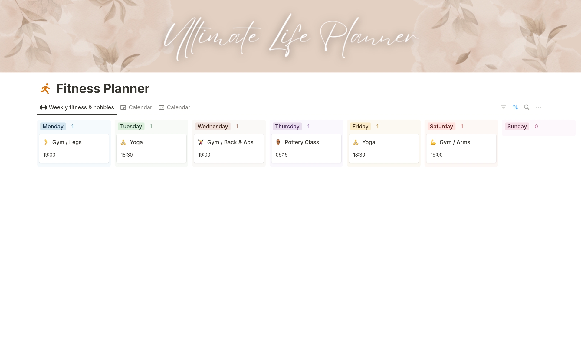 Transform your daily routine with the Ultimate Life Planner Notion Template. Organize tasks, set goals, and track habits effortlessly.