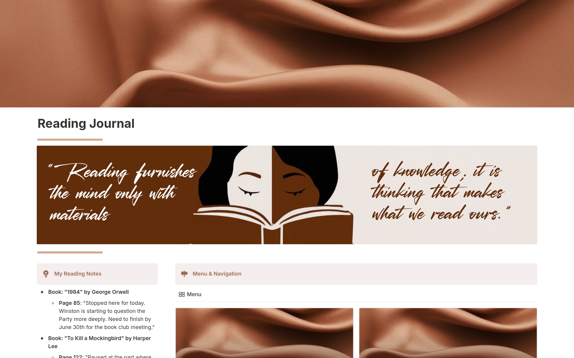 Transform your reading experience with the Iris Template's Reading Journal Notion Template. Perfect for book lovers, students, and avid readers, this comprehensive template helps you organize and enhance your reading habits.