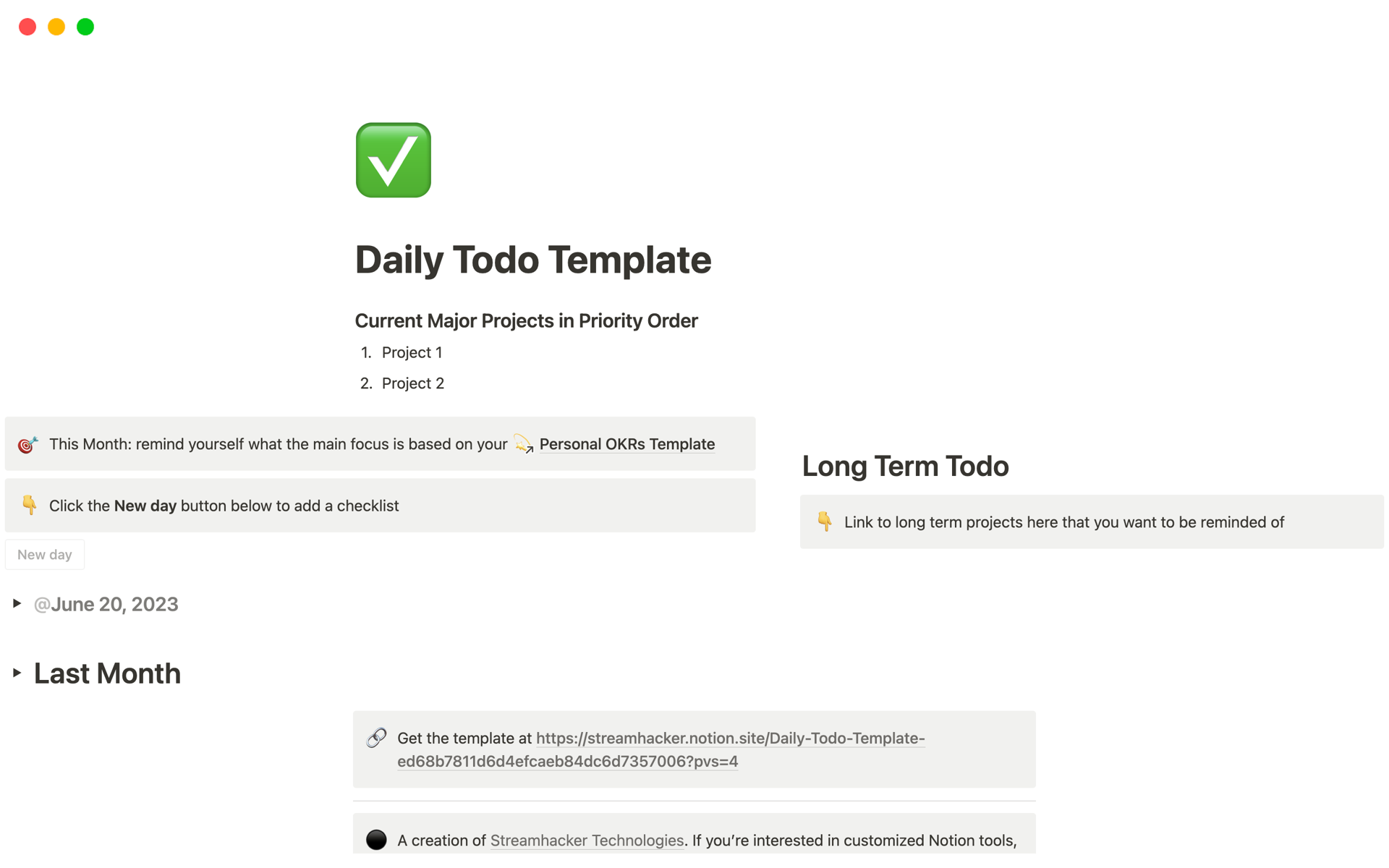 A well organized checklist system that has replaced and surpassed for short term and longer term task tracking.