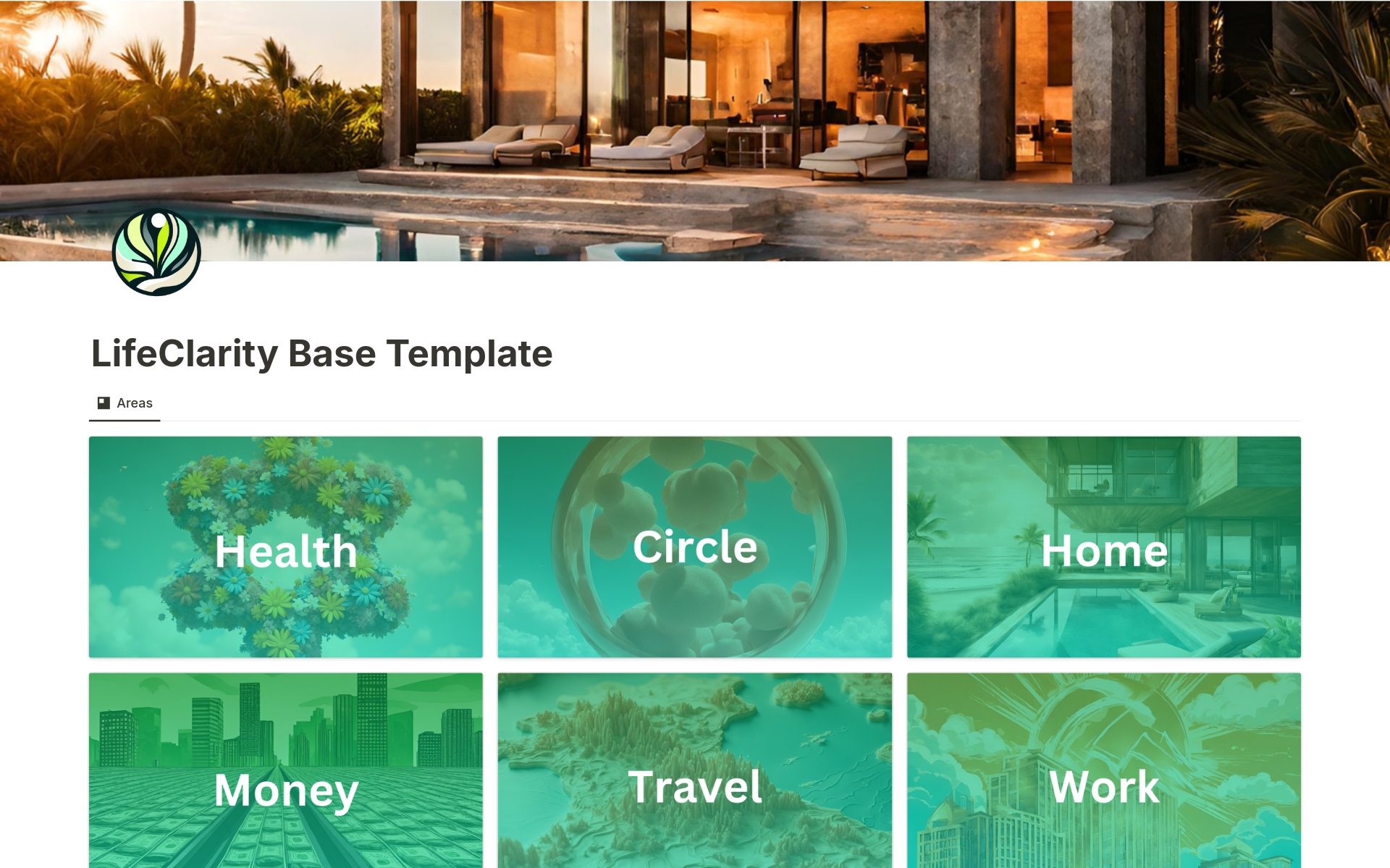 Elevate your organization with Life Clarity Labs' Notion templates. Our system features a comprehensive dashboard that includes areas of life, tasks, a calendar, a habit tracker, and a full list of projects, designed for seamless personal and professional management. 