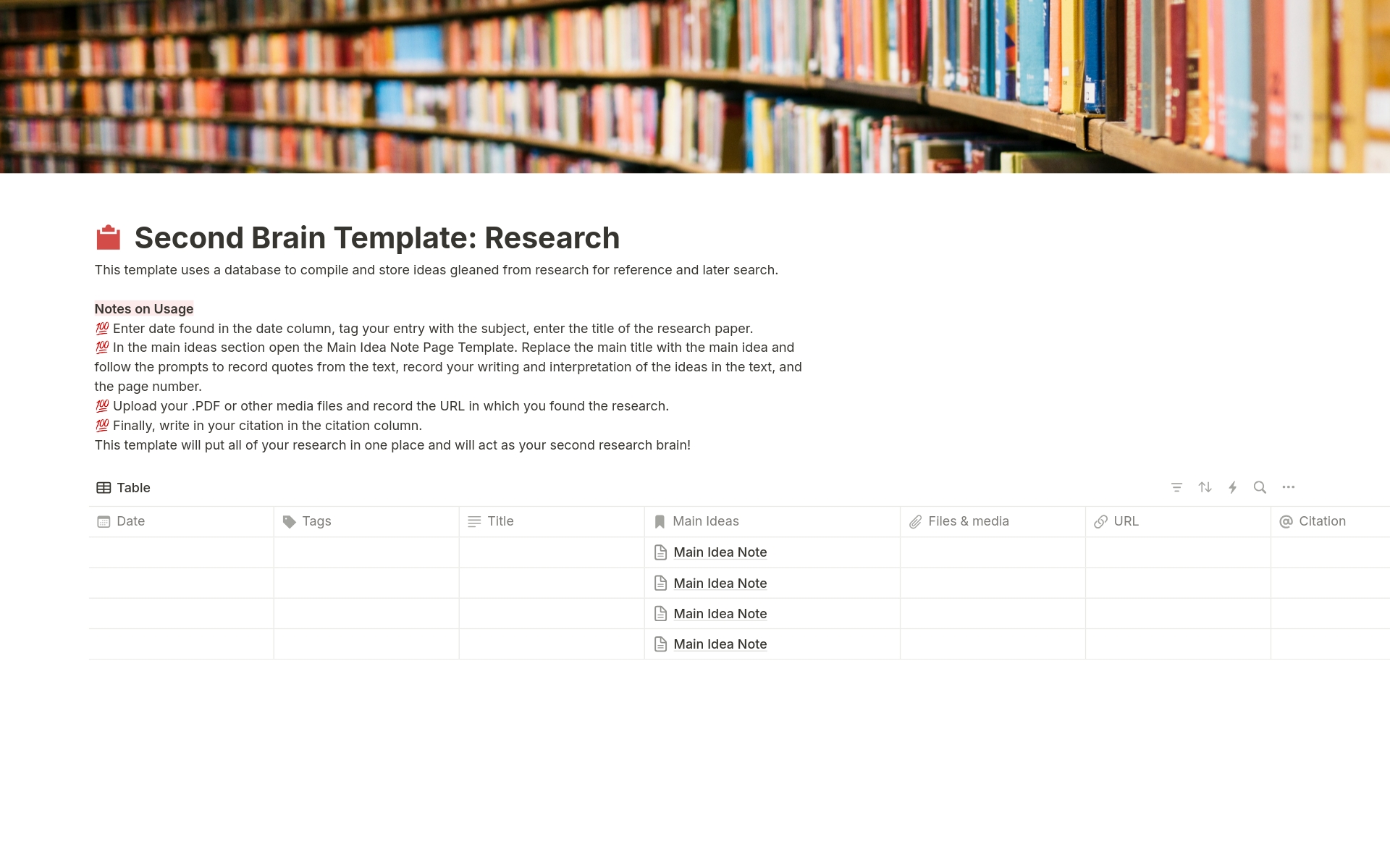 This template has everything you need to document all of your thesis or dissertation research in one place.