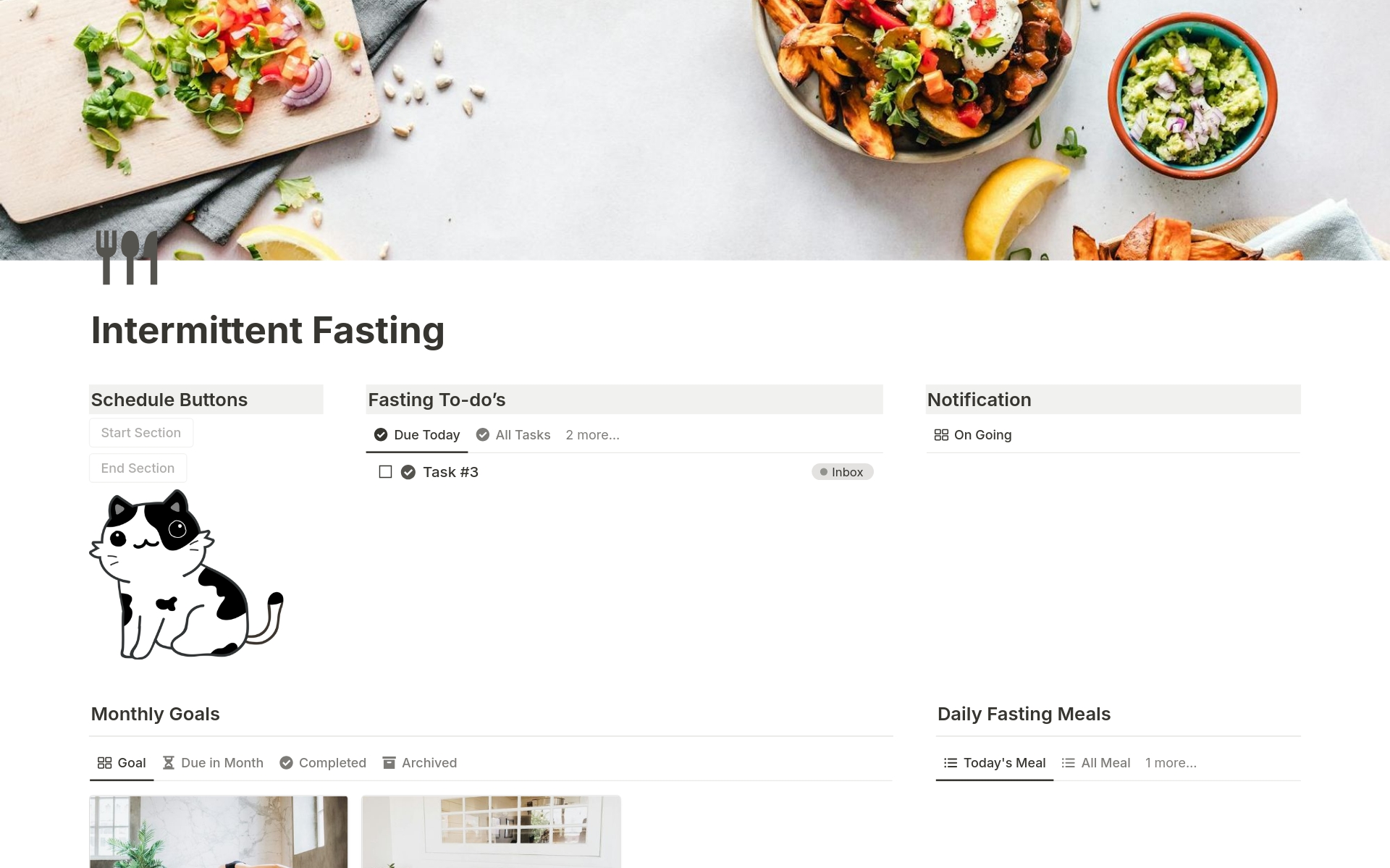 Notion Intermittent Fasting™️ is a comprehensive and user-friendly template designed to help you seamlessly incorporate intermittent fasting into your daily routine. 