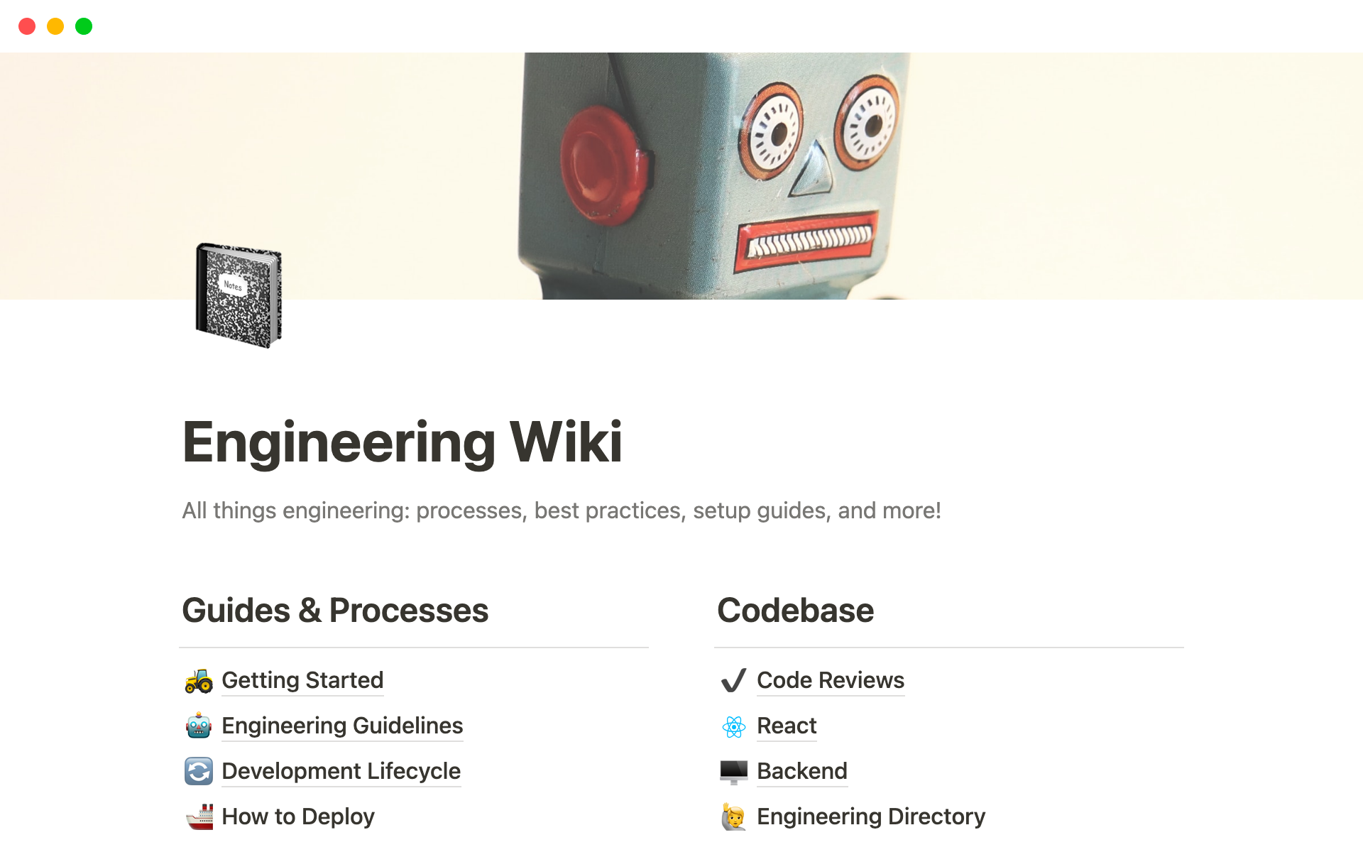 En forhåndsvisning av mal for Basic Engineering Wiki