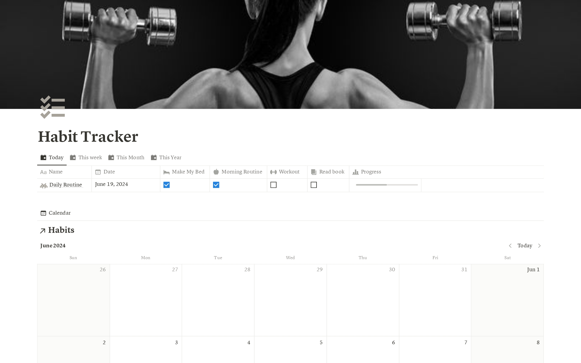 Boost your productivity and cultivate positive habits with our Habit Tracker Notion Template. This user-friendly and customizable tool helps you set goals, track progress, and stay motivated on your journey to self-improvement.