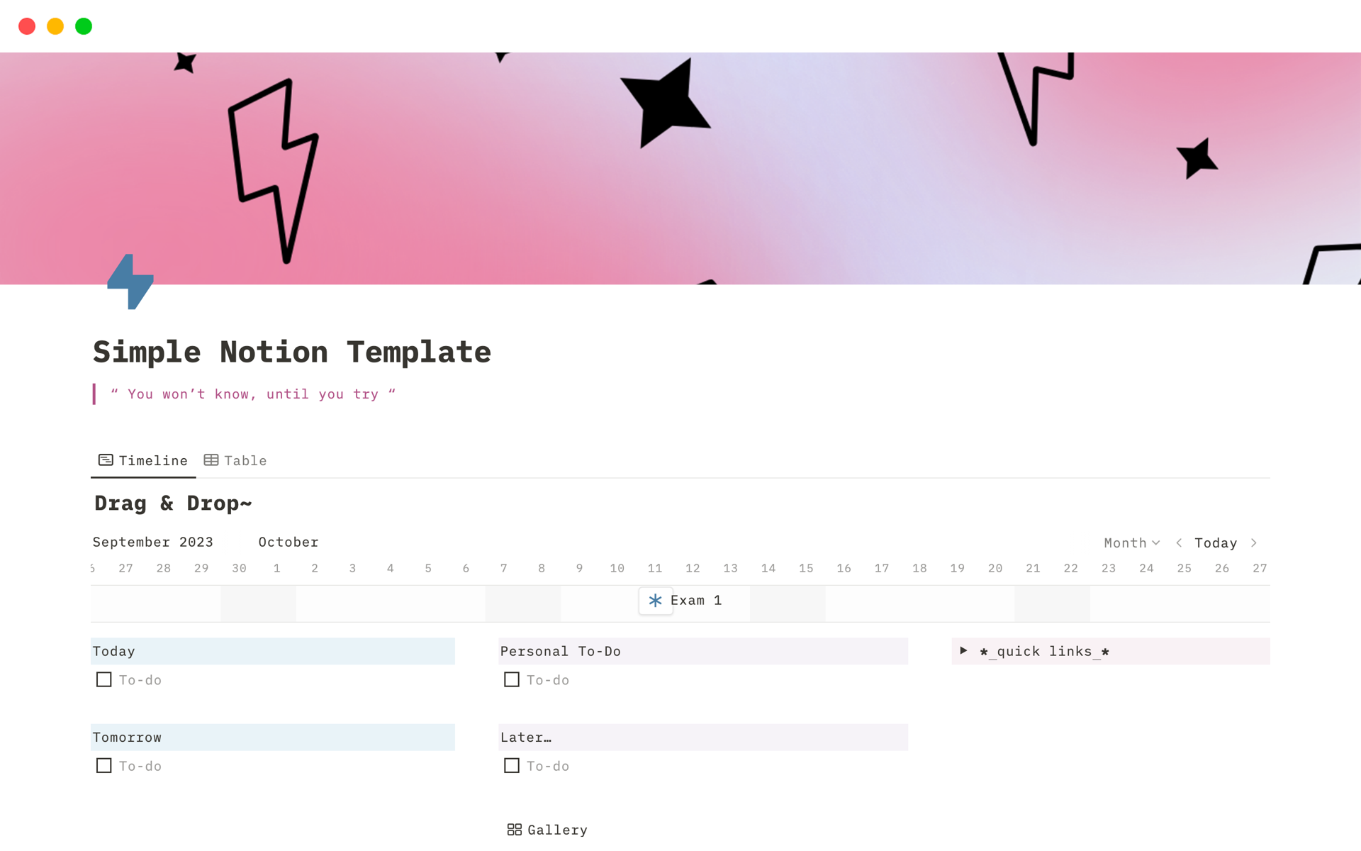 Stay organized and motivated with our aesthetic pastel template.