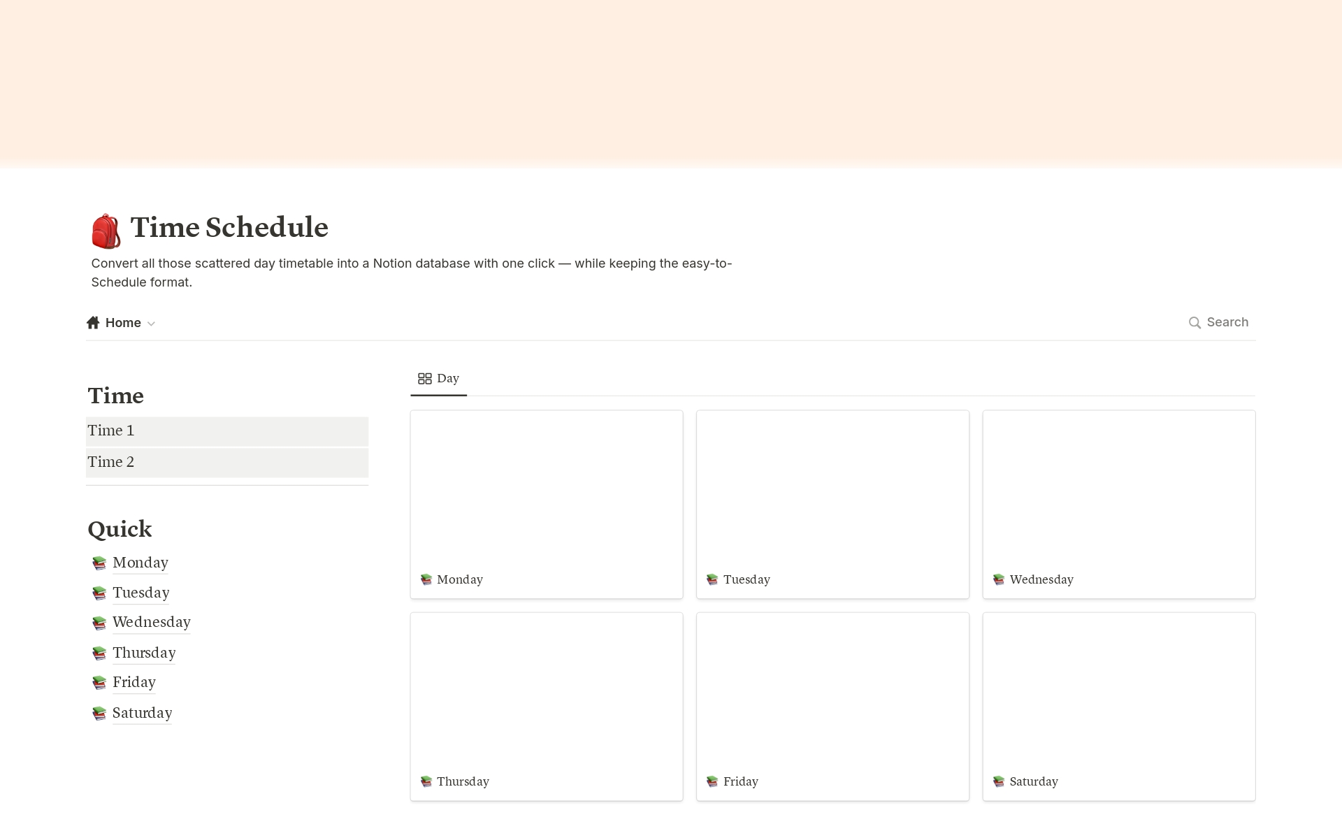 Here is the Notion Template for you for making your work easy and scheduled.