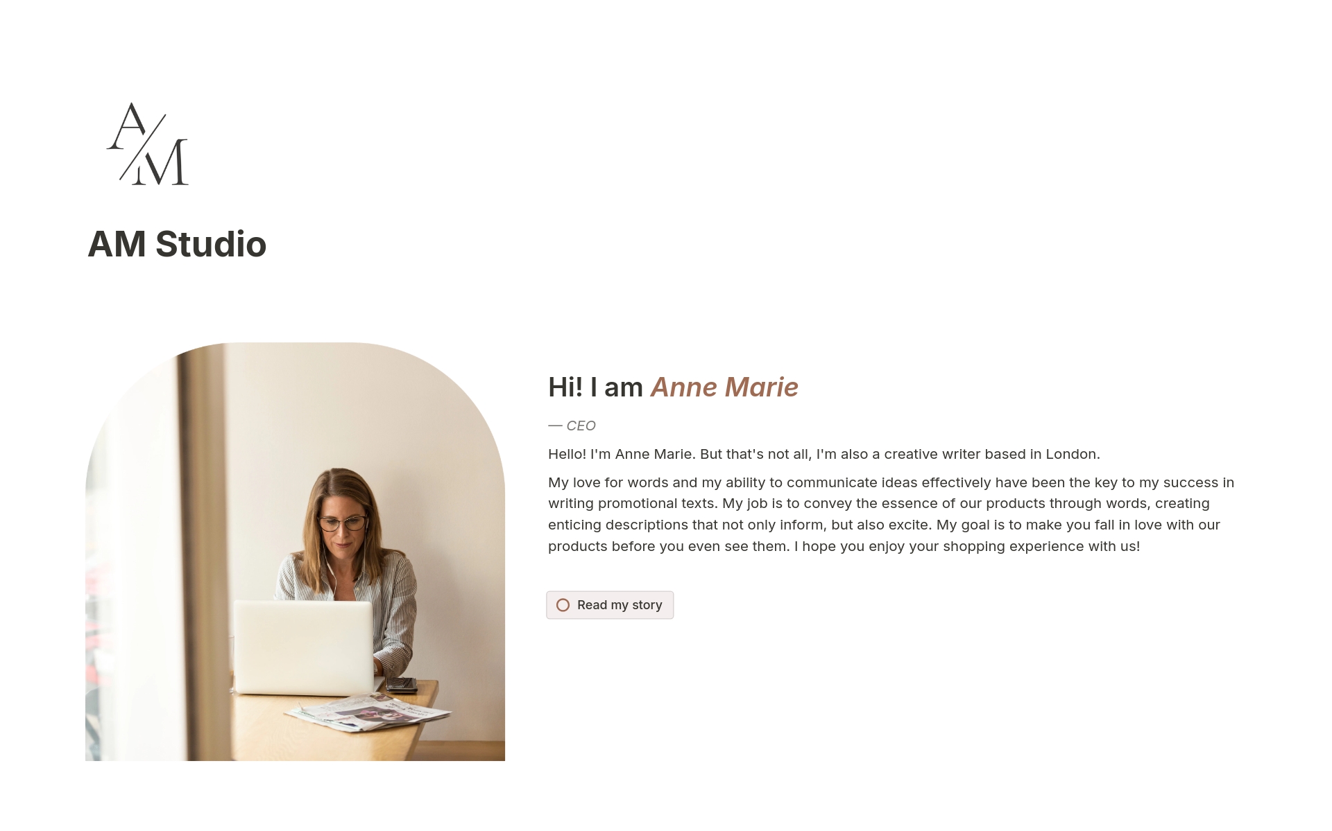 A template preview for Agency Website 