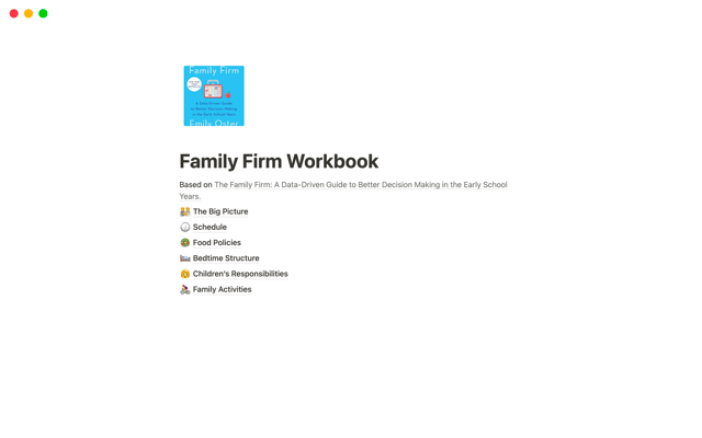 Family Firm Workbook