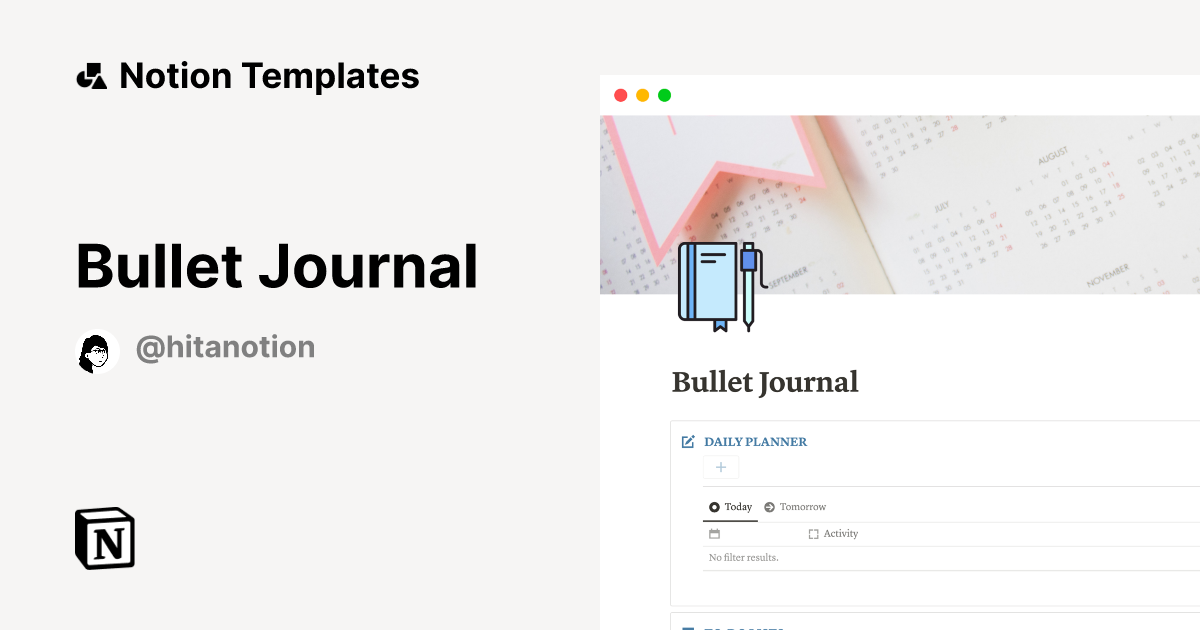 20+ Notion Bullet Journal Templates 2023: Time to Get Organized!