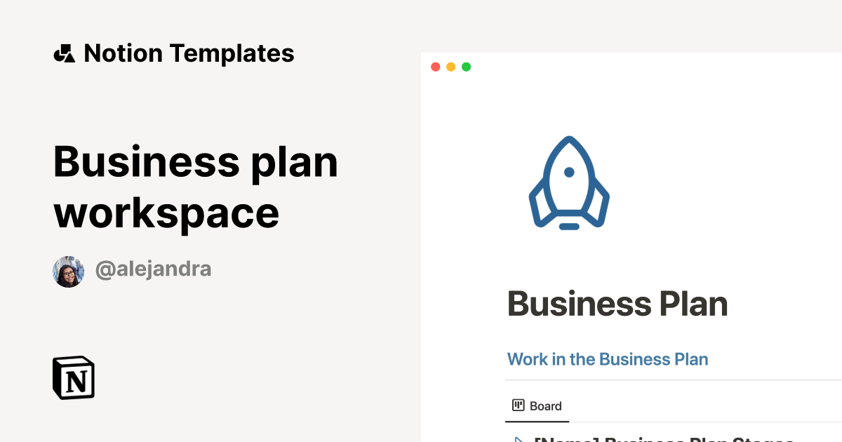 workspace business plan