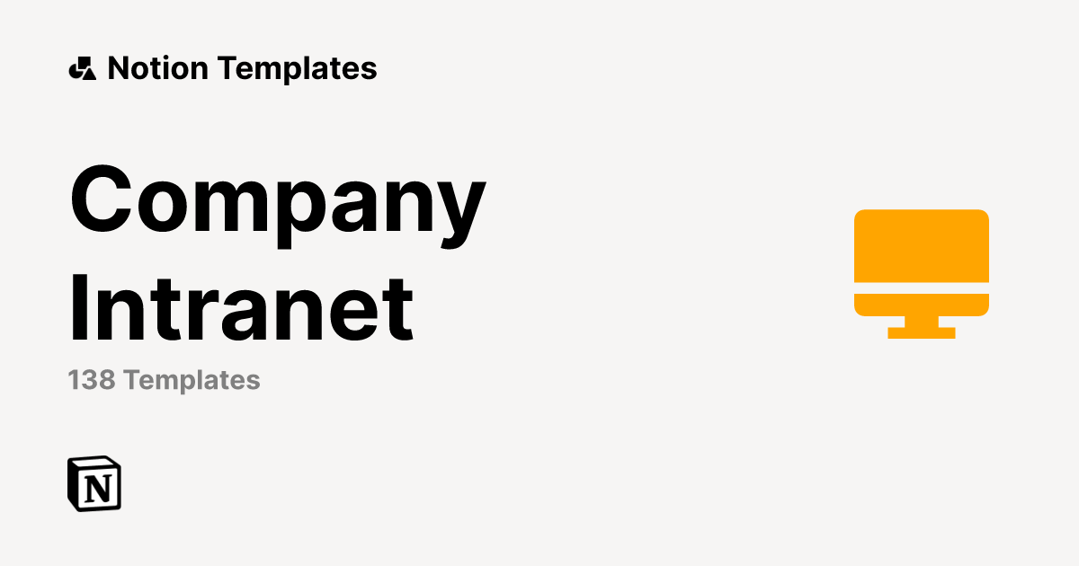 Best Company Templates from Notion