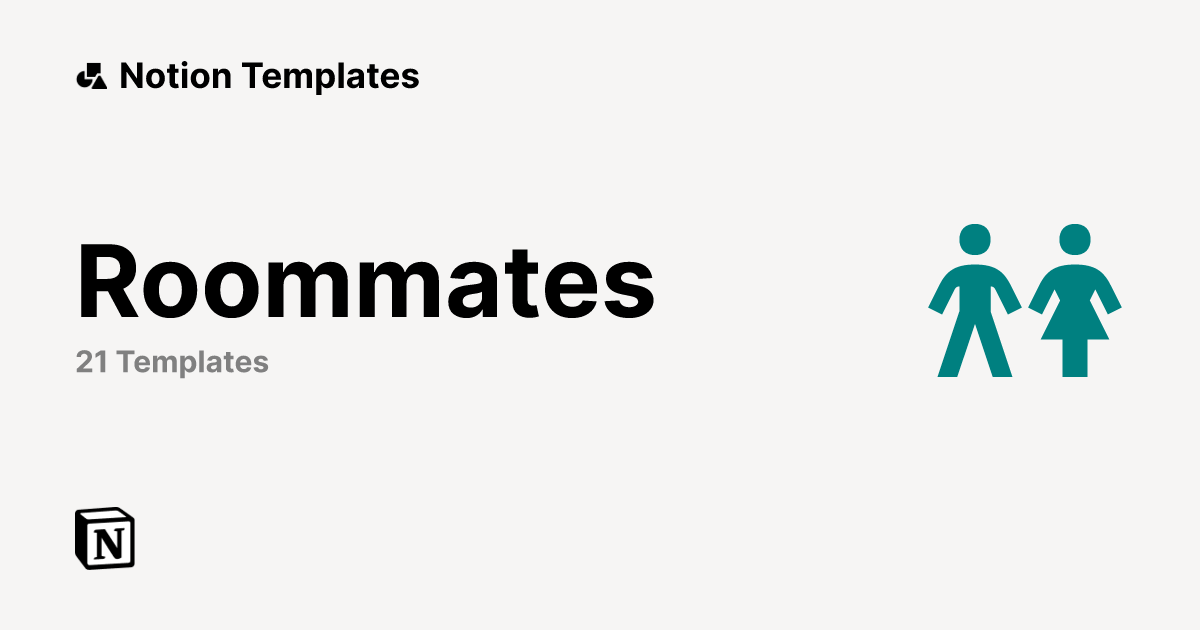 Best Roommates Templates from Notion