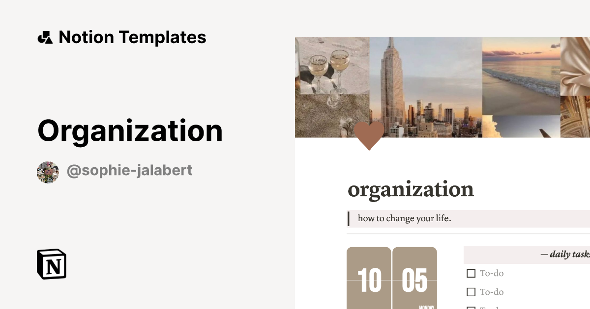 Organization Notion Template