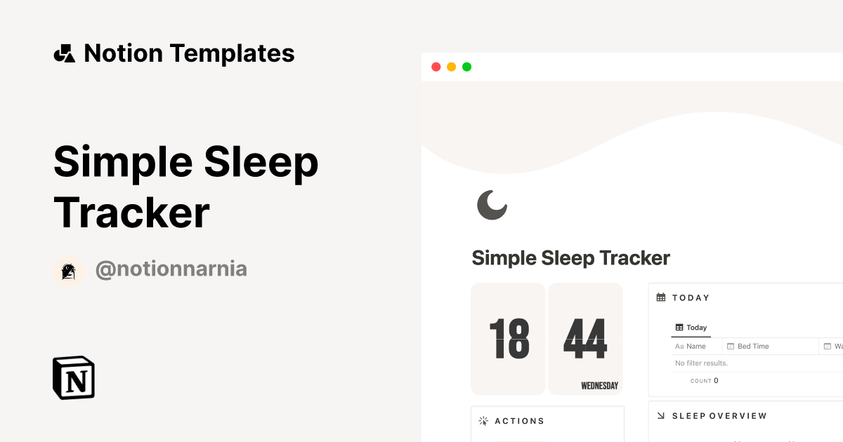 I Made a sleep tracker for myself. what do you think? : r/Notion