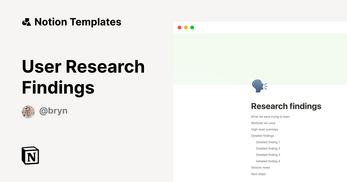 how to share user research findings