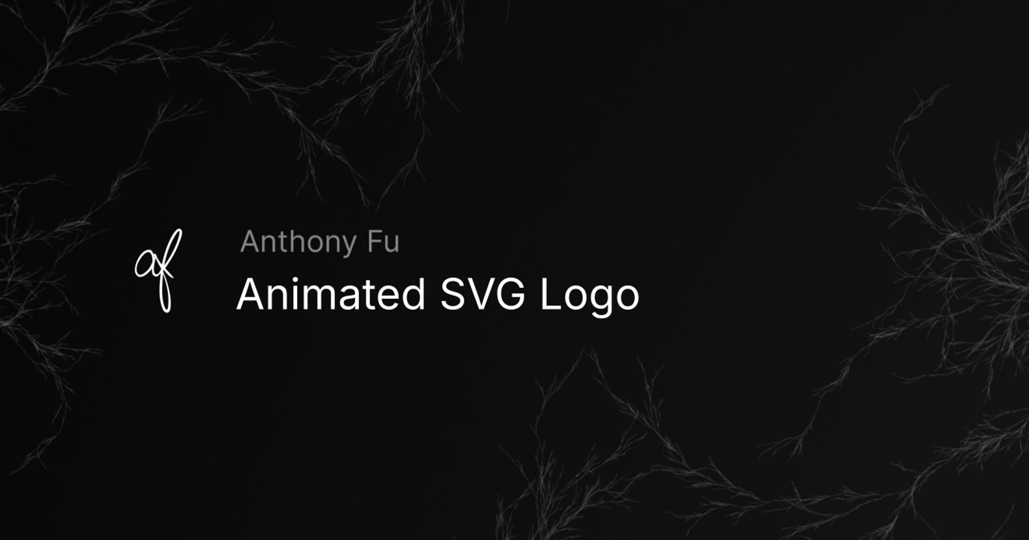 Animated SVG Logo