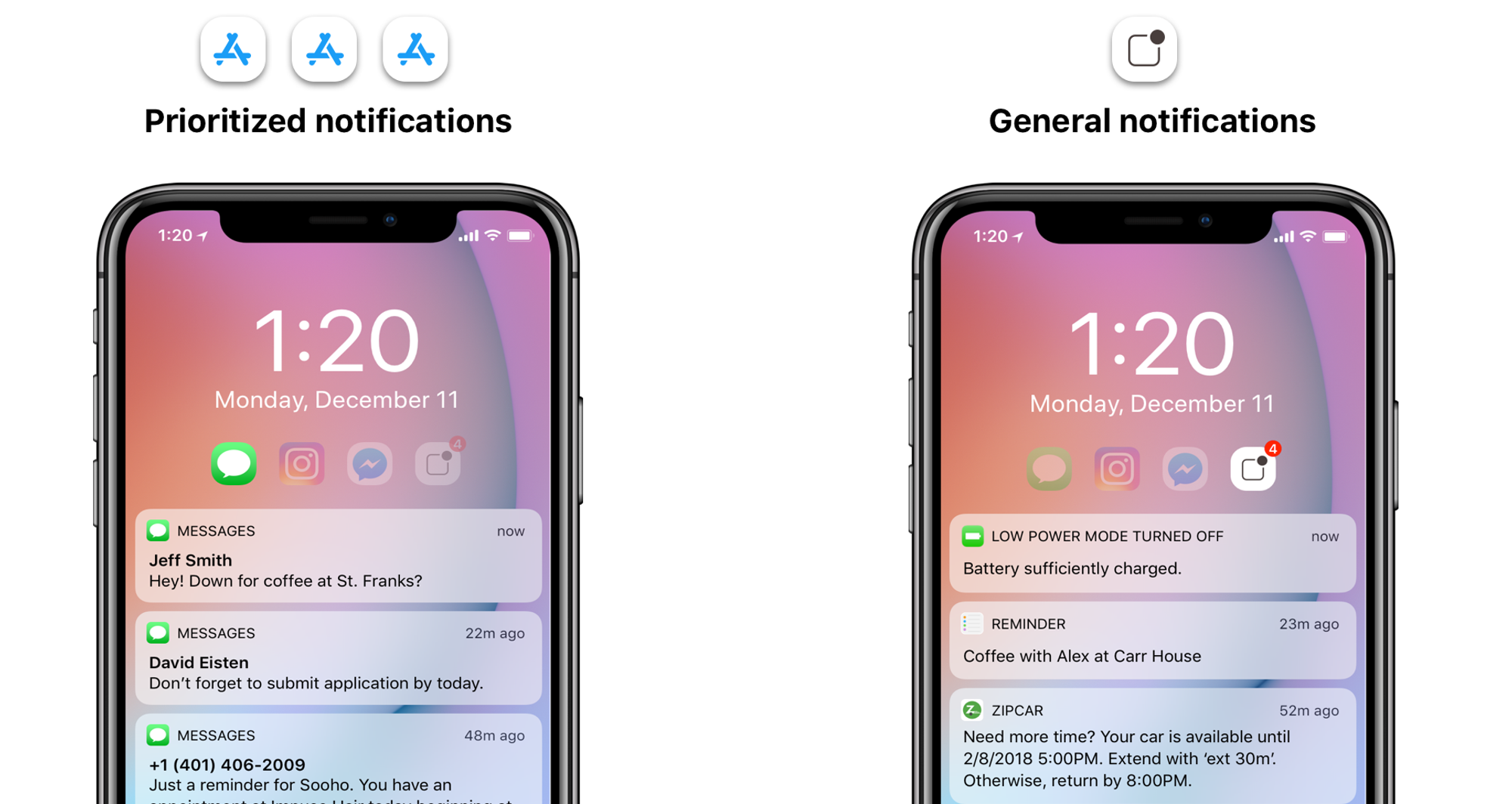 iOS Notification redesign concept - a UX case study