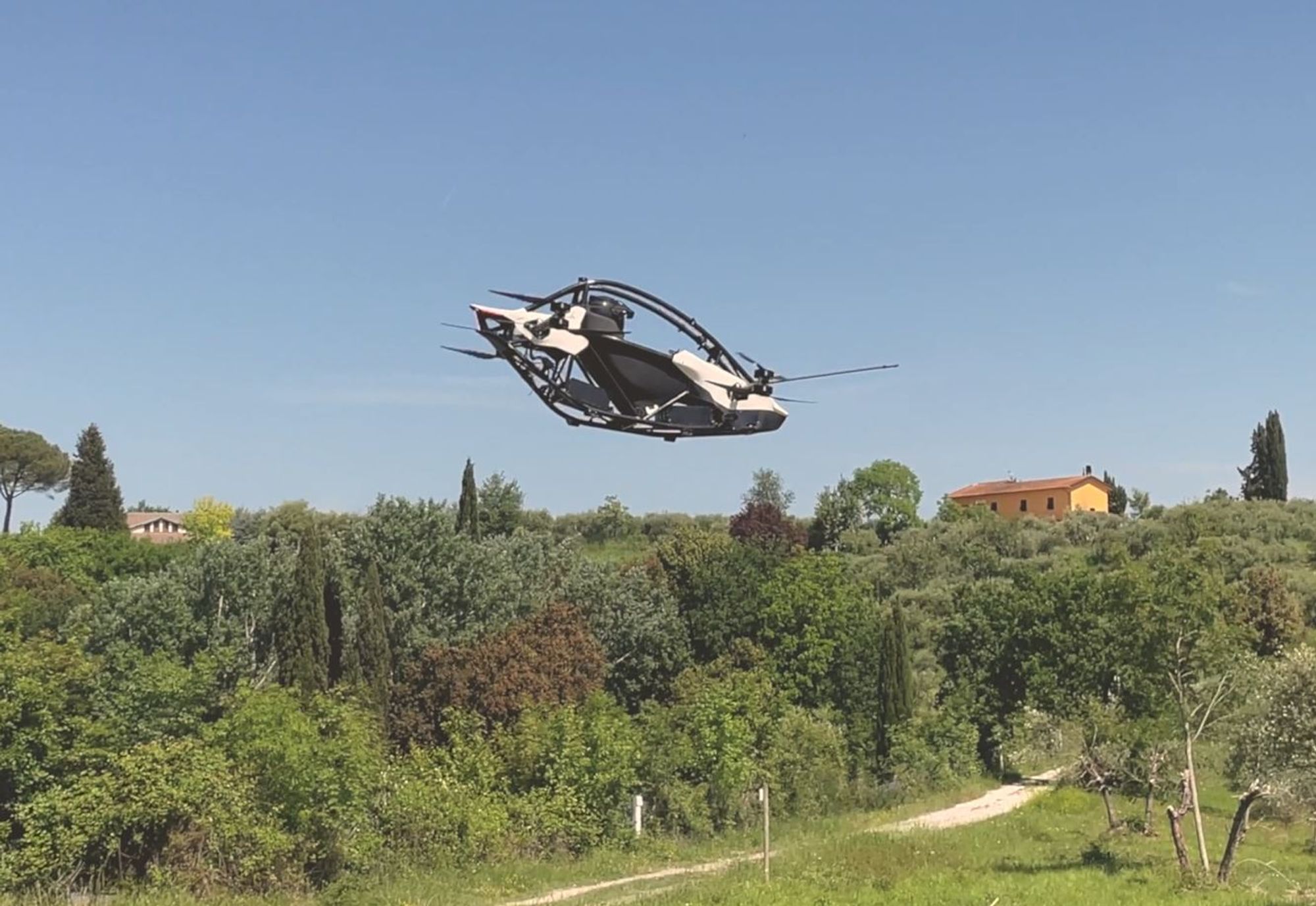 Flying car company boss completes "first ever" commute in $83K space-age vehicle