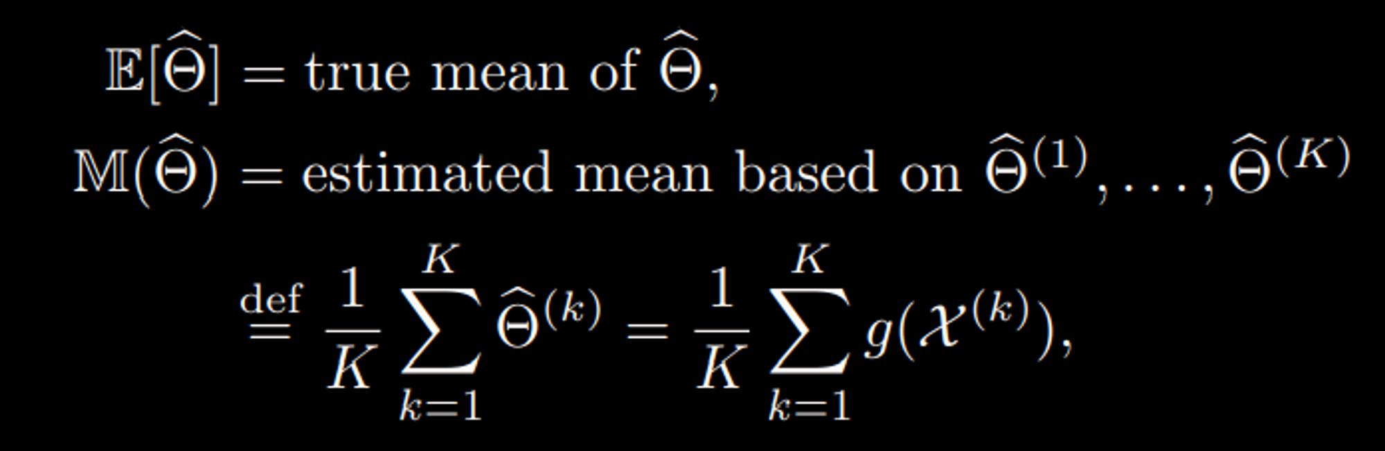 Step 2 Compute M() and b V() based on the samples.