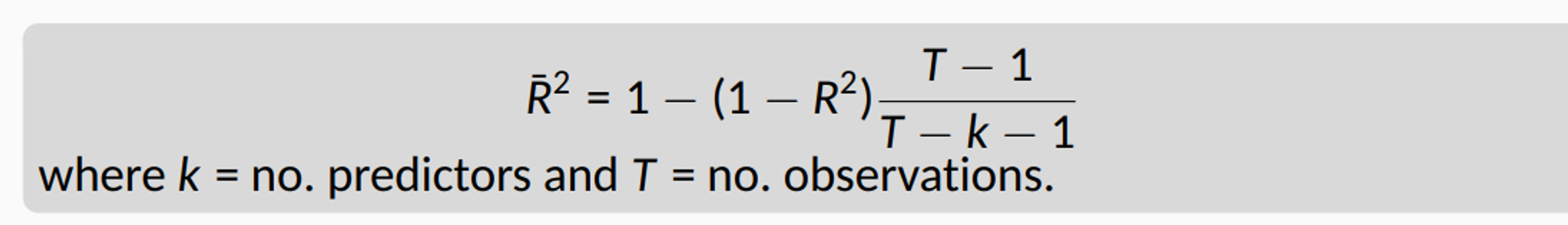 Solution to this is to use ADJUSTED R^2