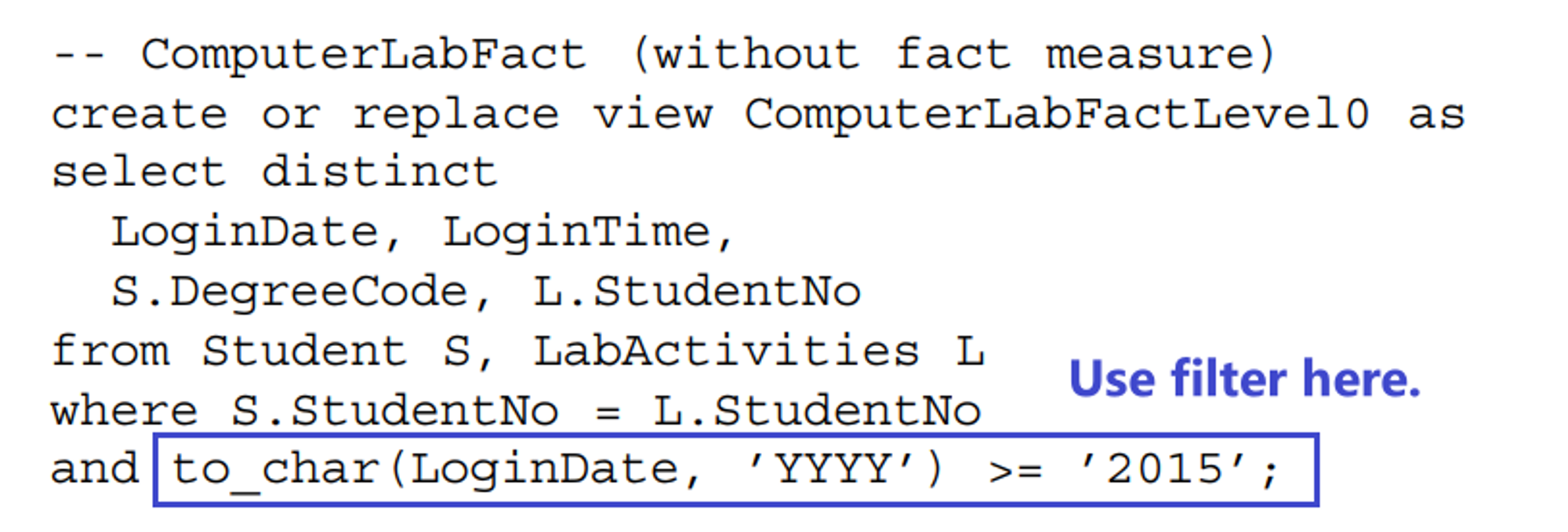 Implementation for CREATE TABLE