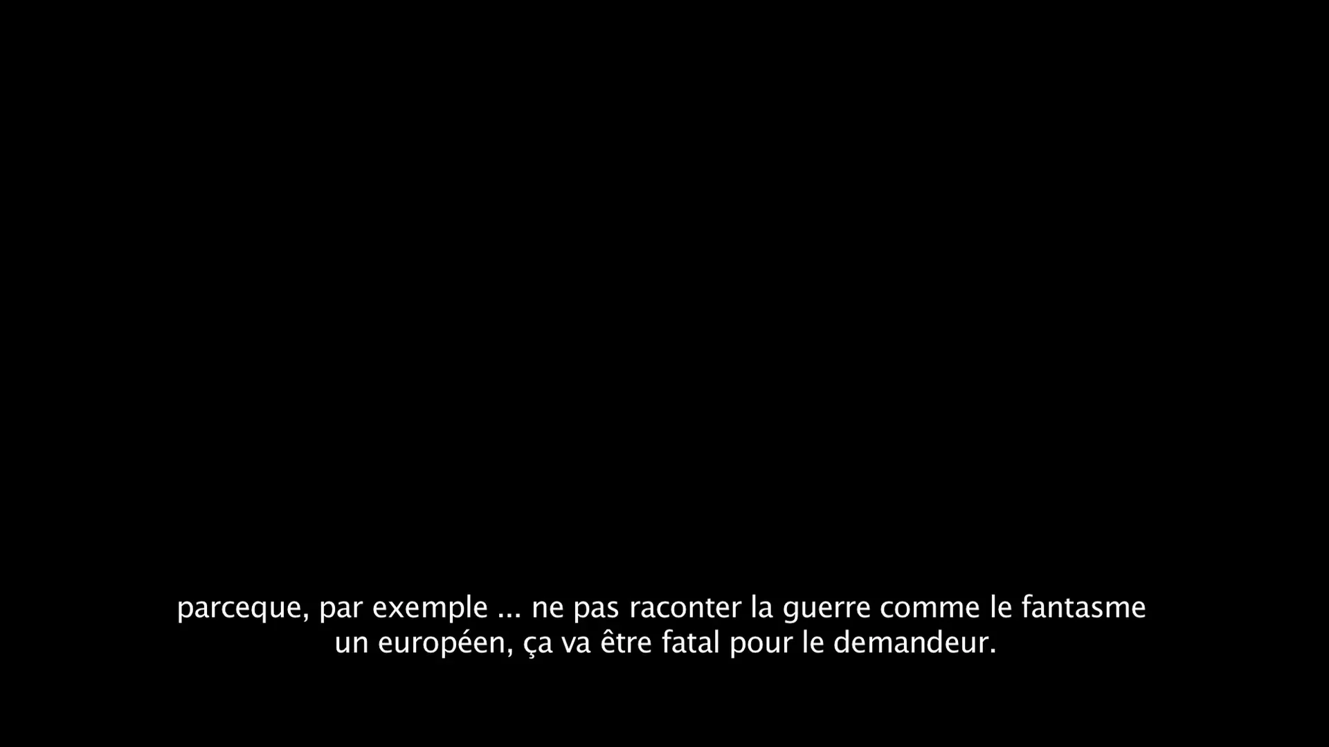 Début du film IS IT A TRUE STORY TELLING?