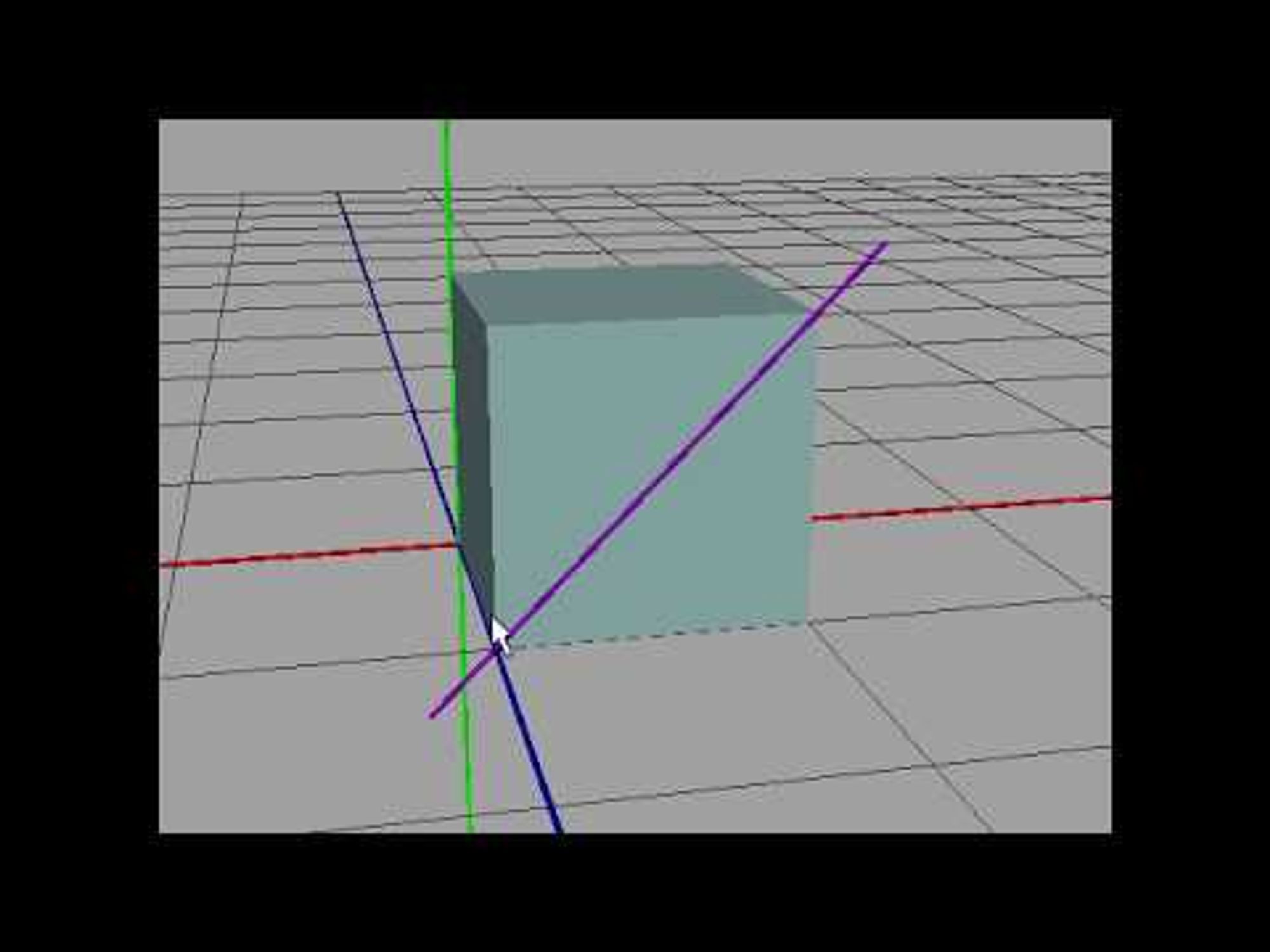 Shortest Distance Between Two Lines in 3D