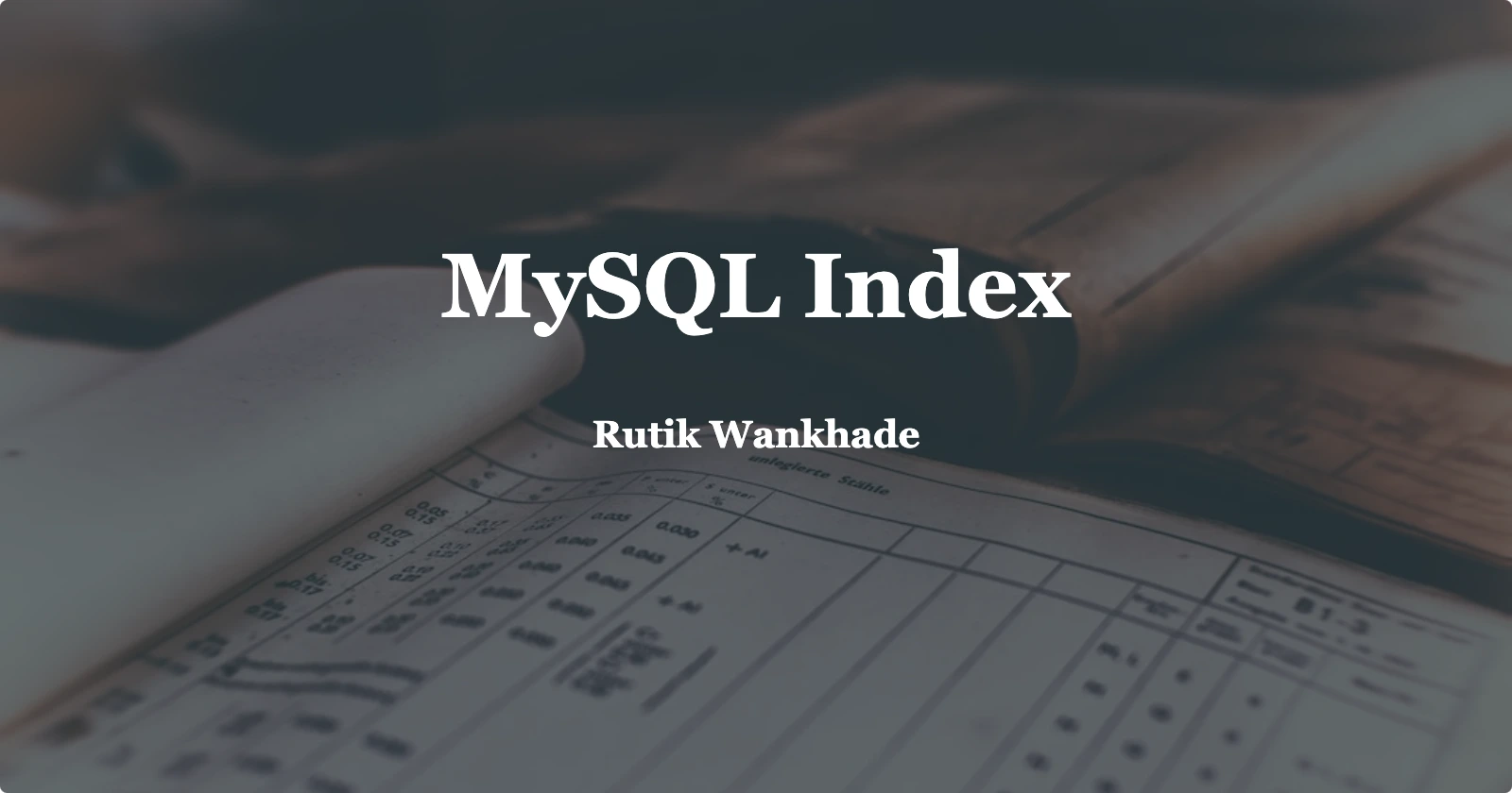 Day67【概念解析】 MySQL Index | 易浅小站