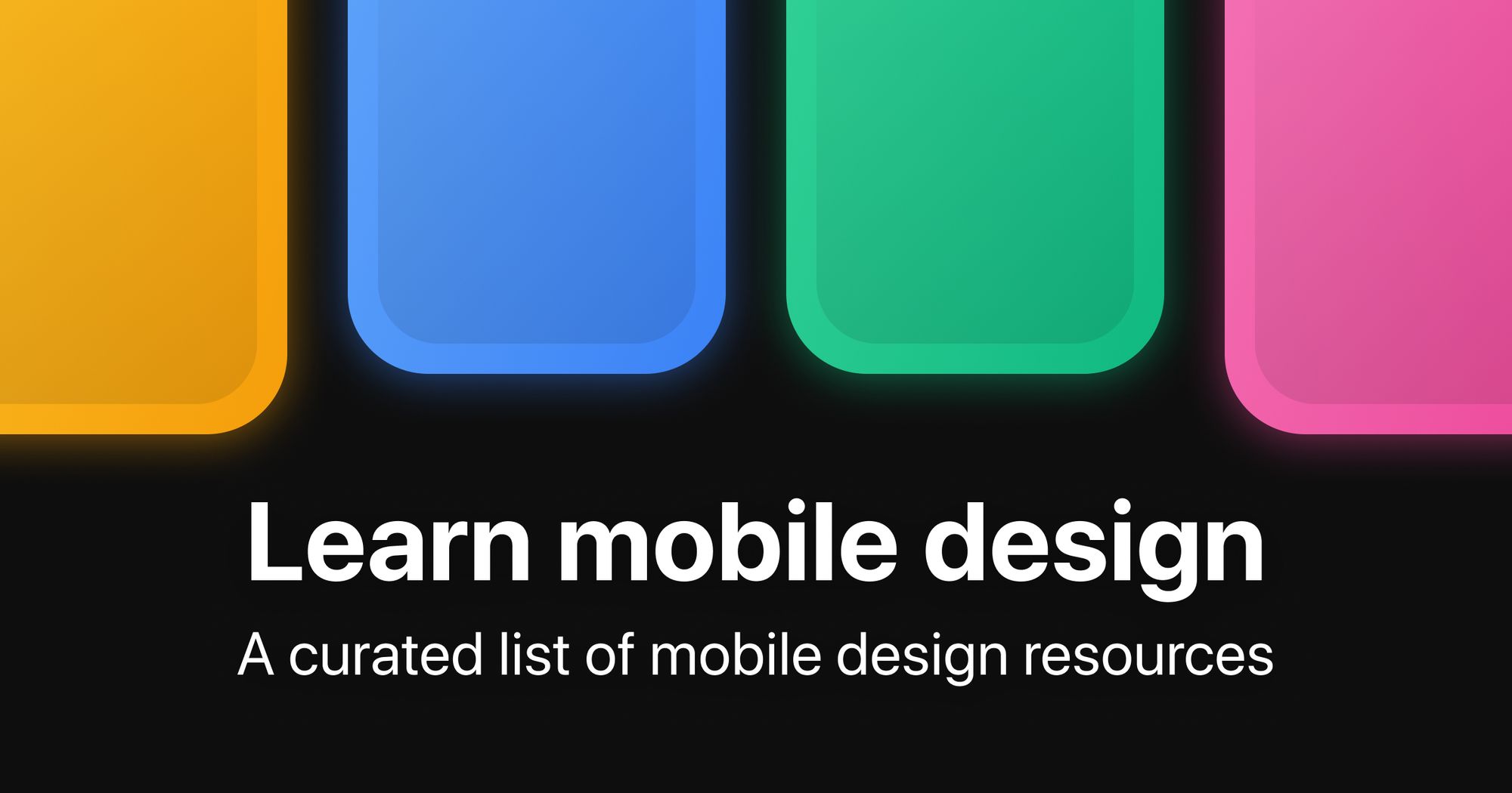 Learn Mobile Design