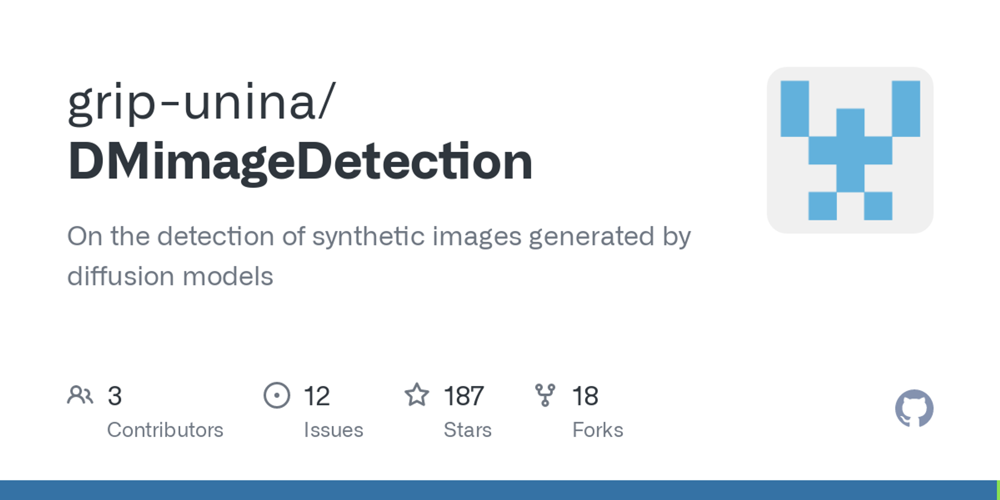 GitHub - grip-unina/DMimageDetection: On the detection of synthetic images generated by diffusion models