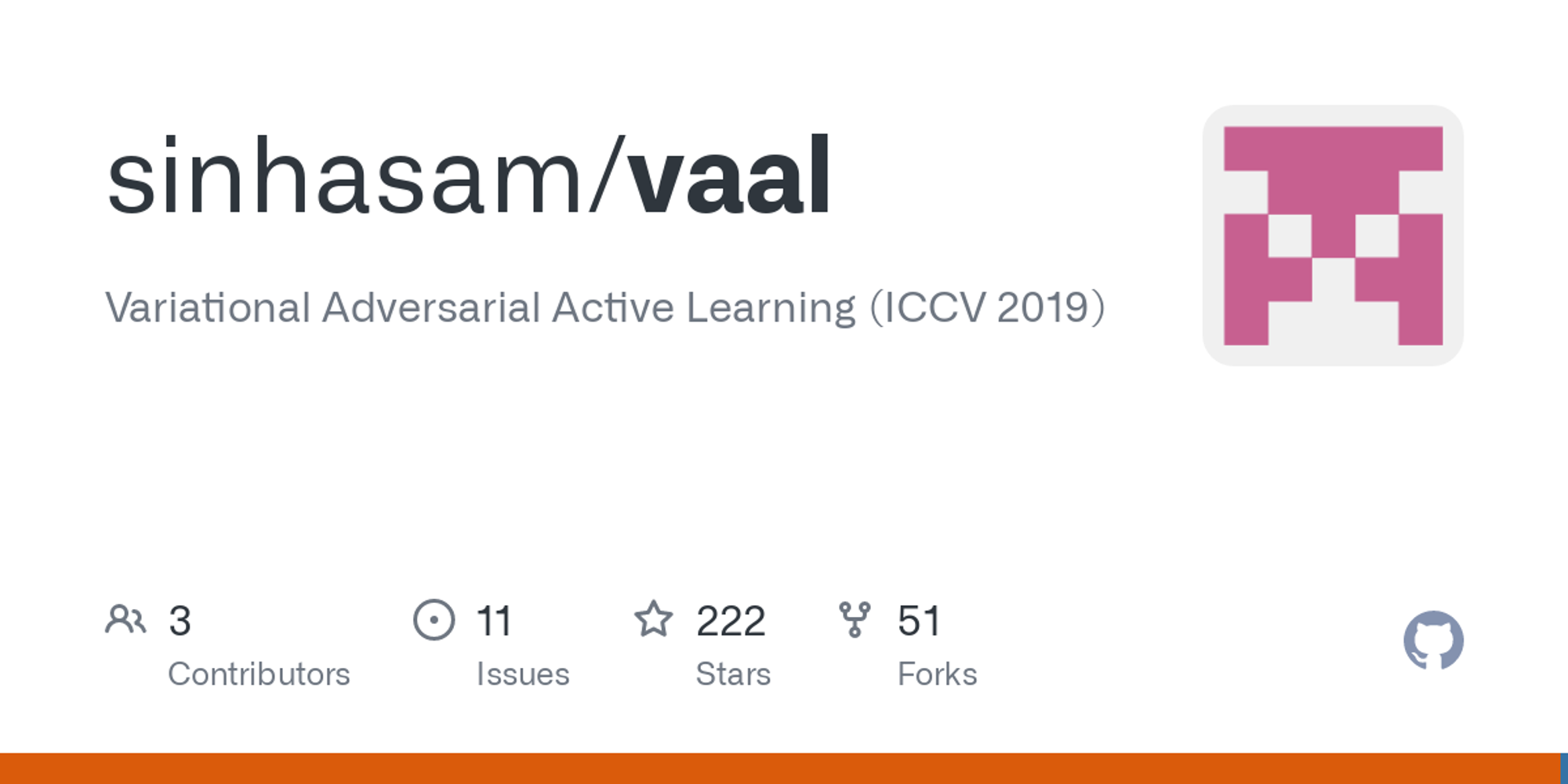 GitHub - sinhasam/vaal: Variational Adversarial Active Learning (ICCV 2019)