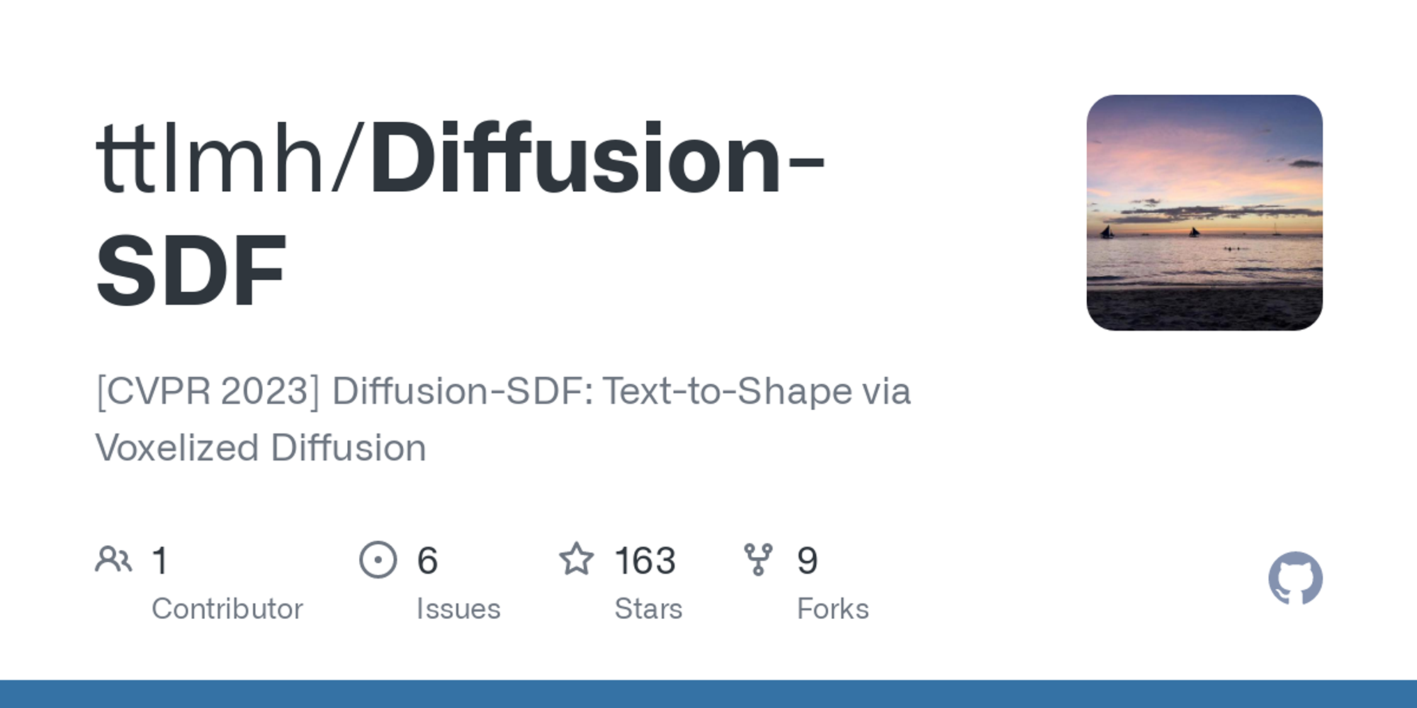 GitHub - ttlmh/Diffusion-SDF: Diffusion-SDF: Text-to-Shape via Voxelized Diffusion