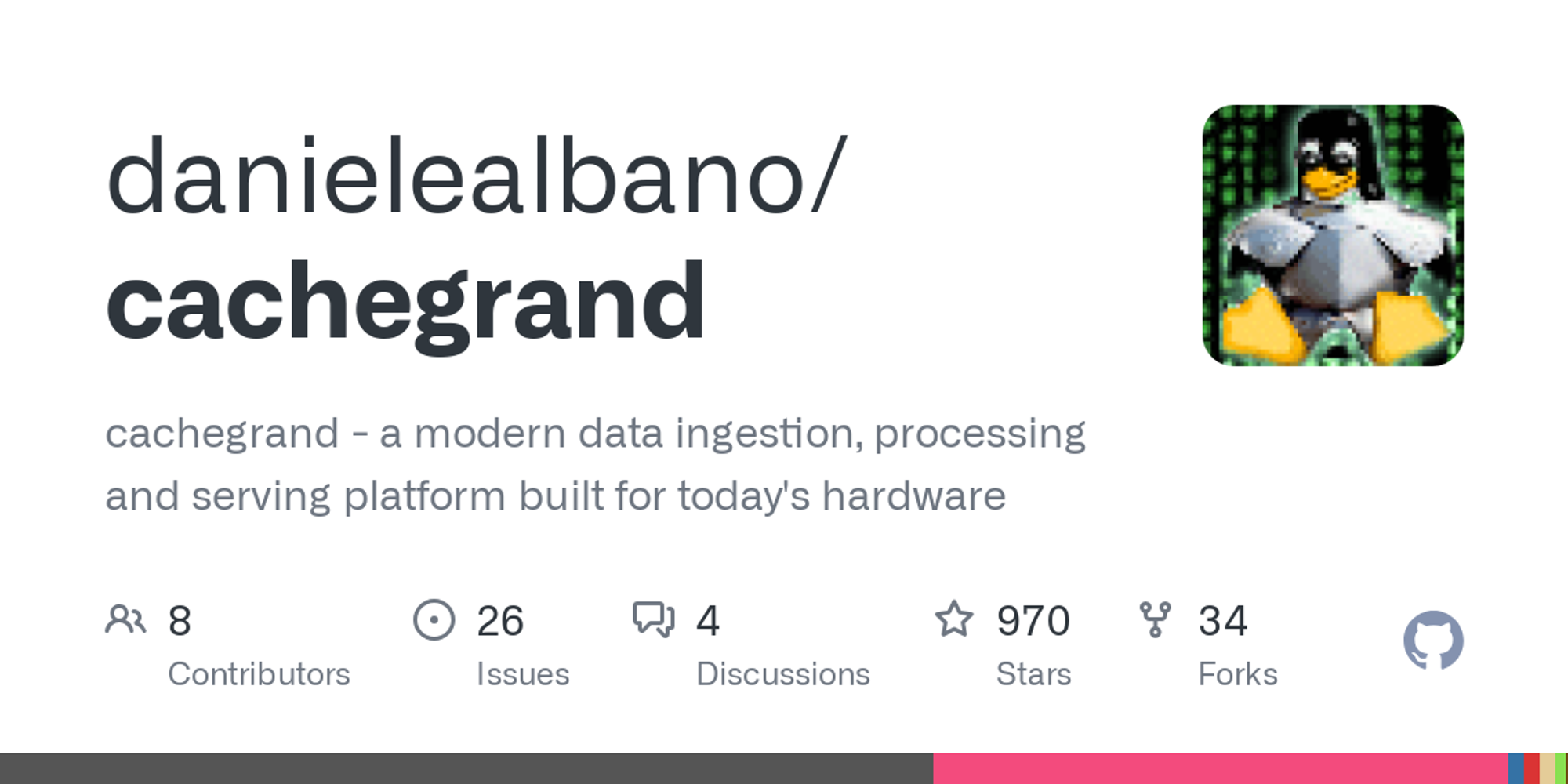 GitHub - danielealbano/cachegrand: cachegrand - a modern OSS Key-Value store built for today's hardware