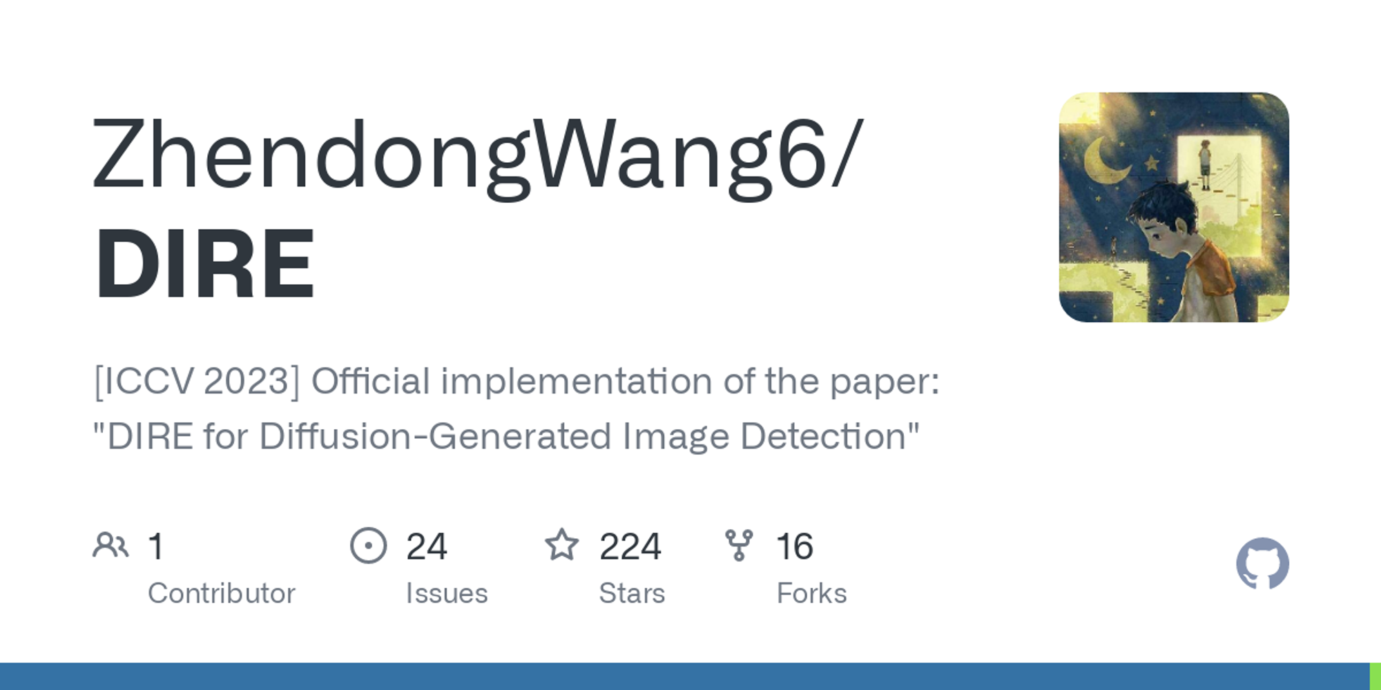 GitHub - ZhendongWang6/DIRE: Official implementation of the paper: "DIRE for Diffusion-Generated Image Detection"