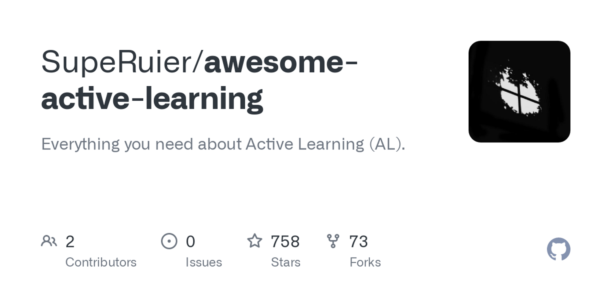 GitHub - SupeRuier/awesome-active-learning: Hope you can find everything you need about active learning in this repository.