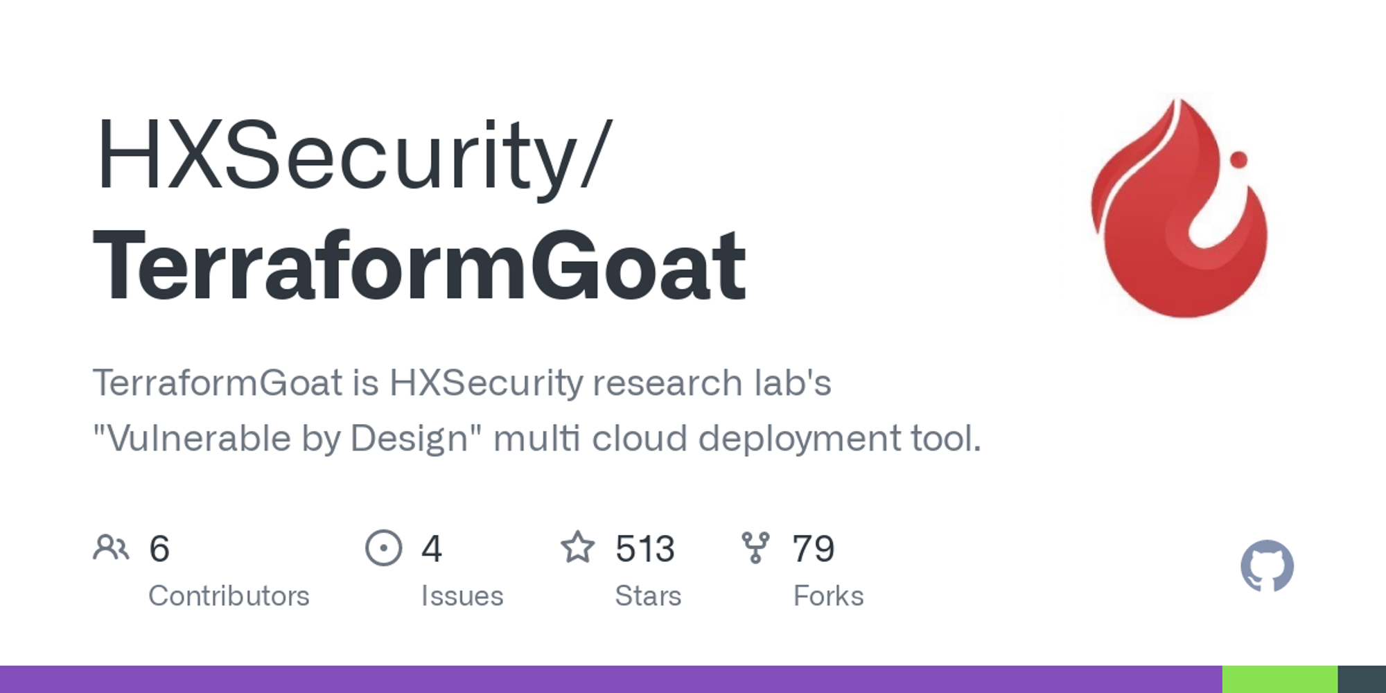 GitHub - HXSecurity/TerraformGoat: TerraformGoat is HXSecurity research lab's "Vulnerable by Design" multi cloud deployment tool.
