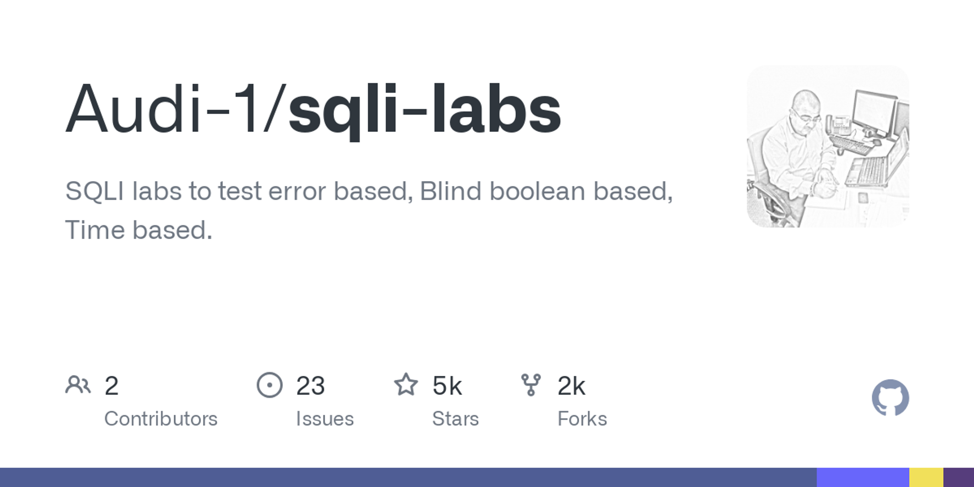 GitHub - Audi-1/sqli-labs: SQLI labs to test error based, Blind boolean based, Time based.