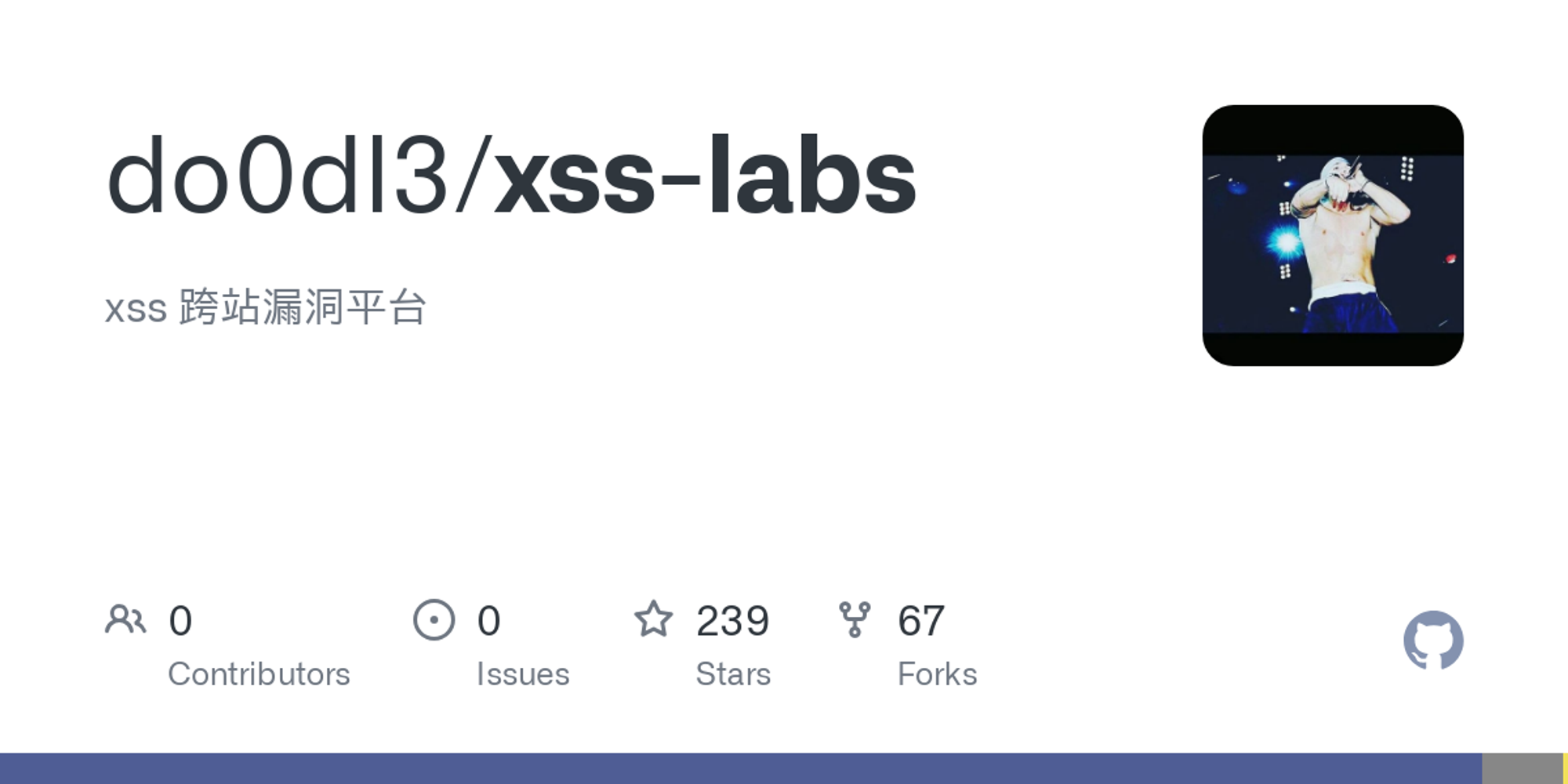 GitHub - do0dl3/xss-labs: xss 跨站漏洞平台