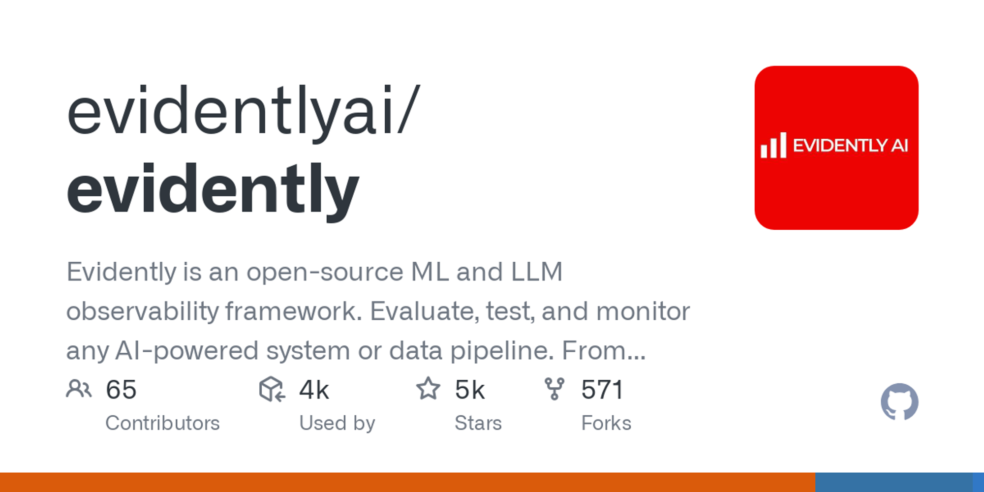 GitHub - evidentlyai/evidently: Interactive reports to analyze machine learning models during validation or production monitoring.