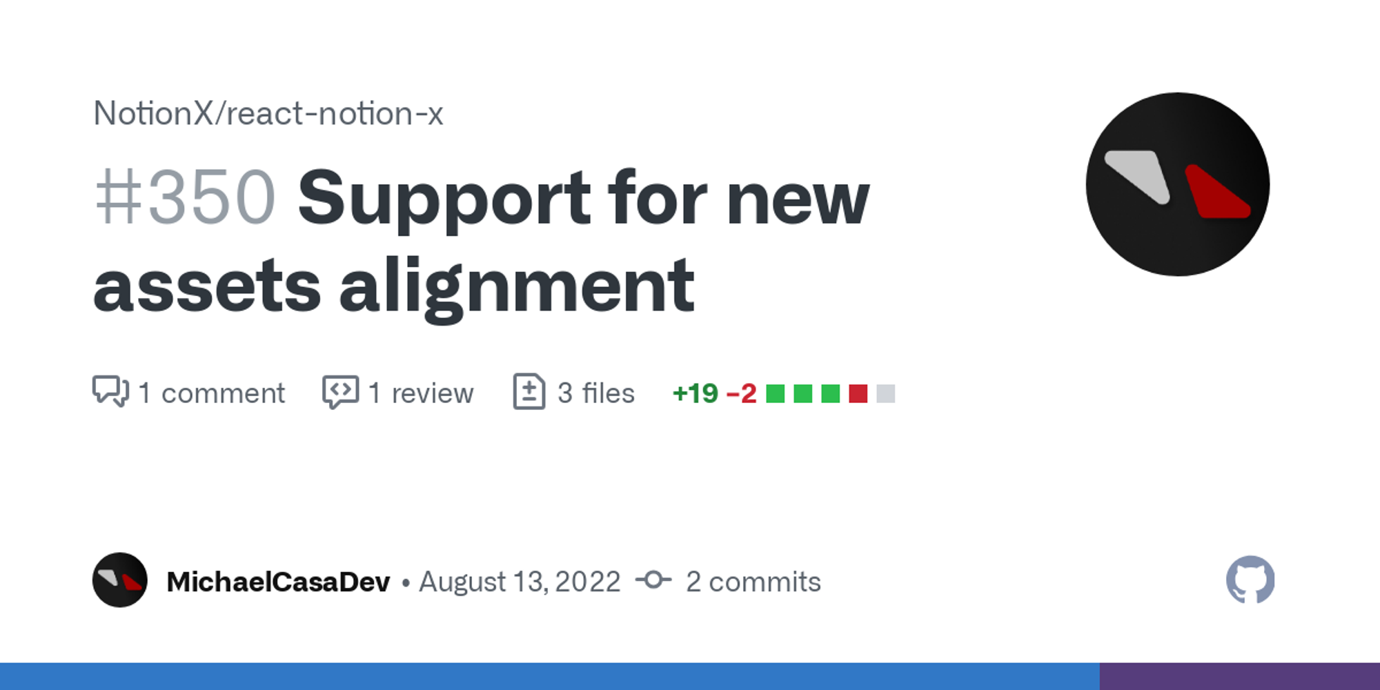 Support for new assets alignment by MichaelCasaDev · Pull Request #350 · NotionX/react-notion-x