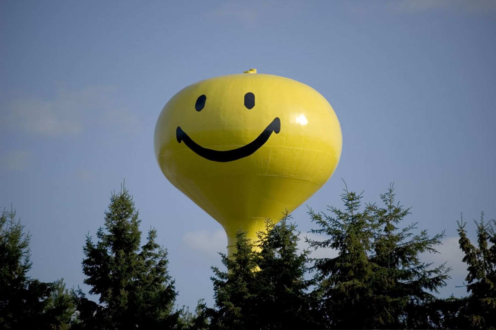 Smiley Face Water Towers