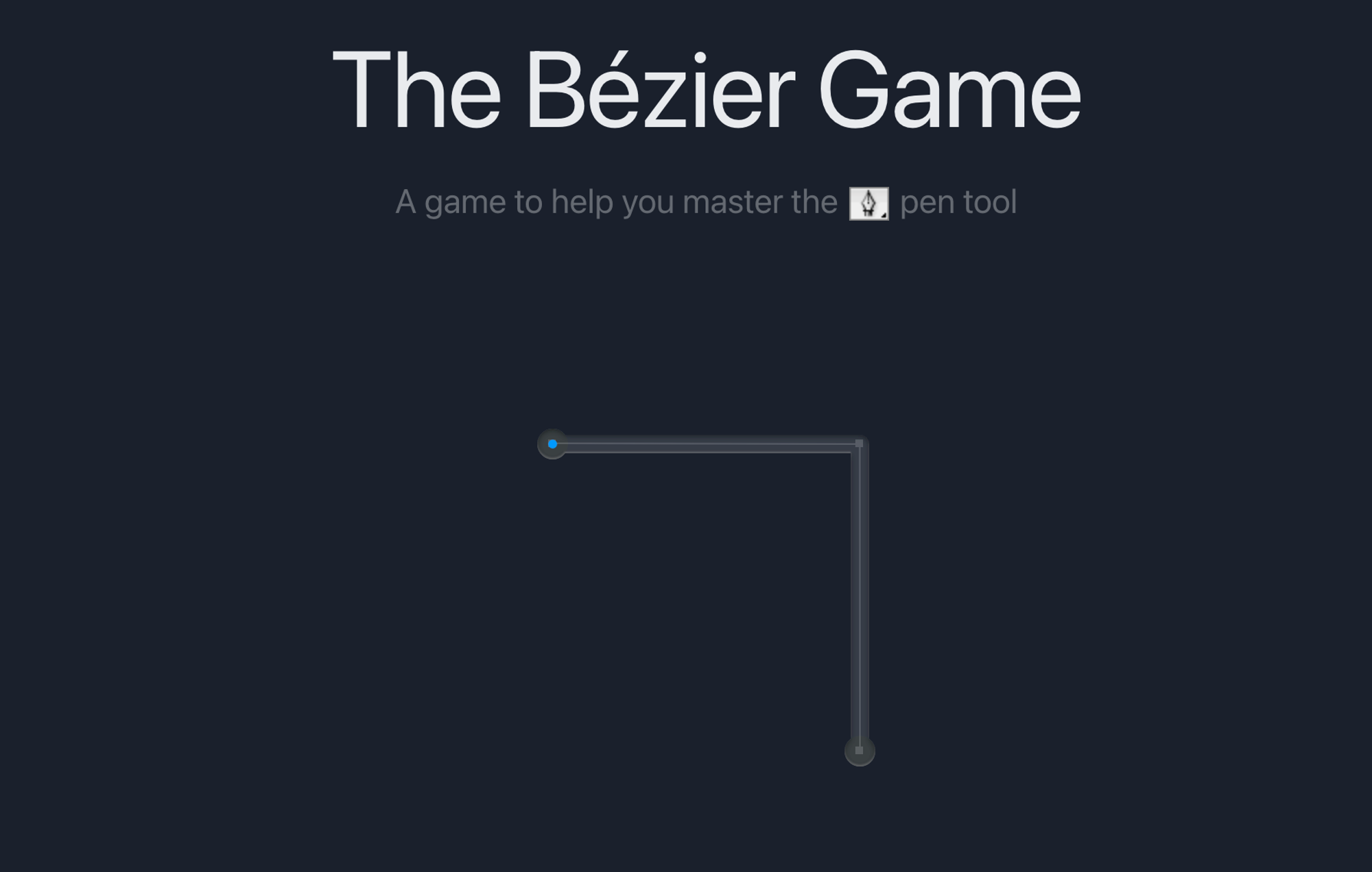 Bezier Game, gioco per designer